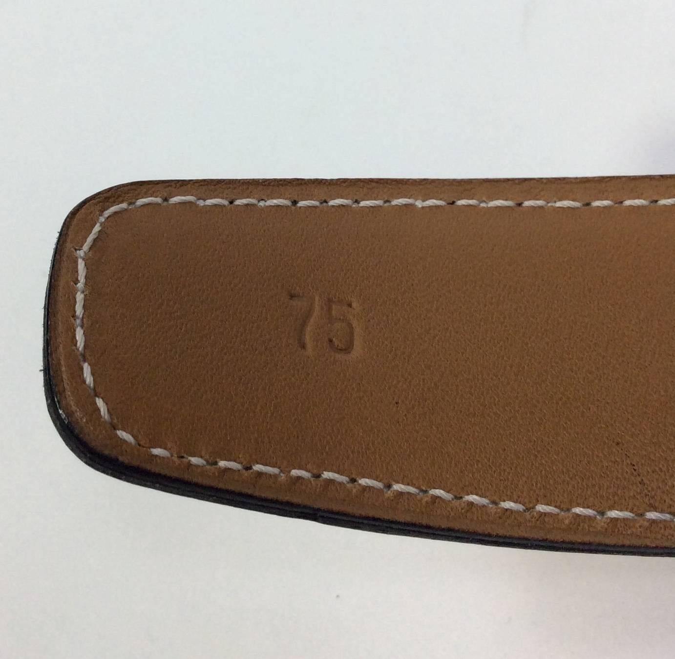 Hermes Tan Leather Kelly Belt In Excellent Condition In Narberth, PA