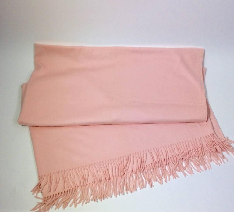 Hermes Baby Pink Cashmere Blanket at 1stDibs pink hermes blanket