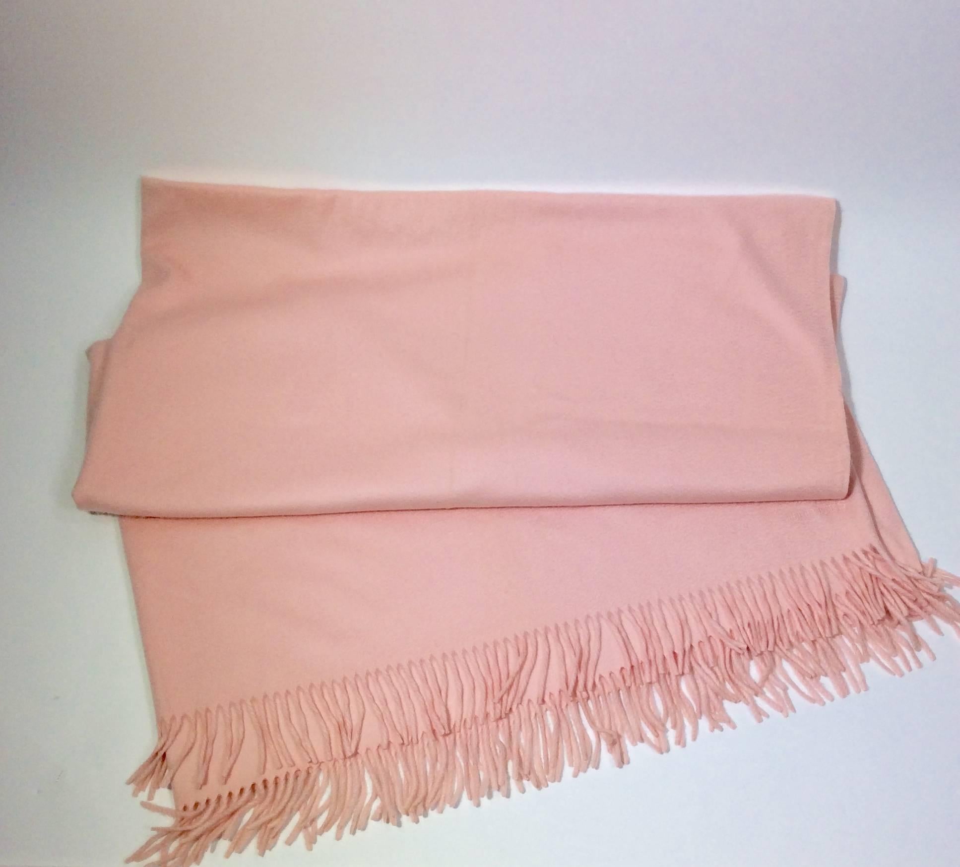 pink hermes blanket