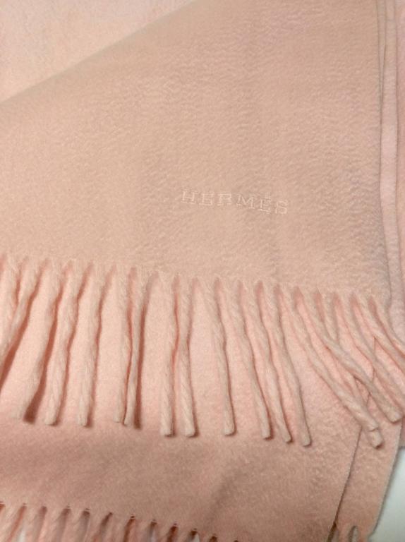 Hermes Baby Pink Cashmere Blanket at 1stDibs pink hermes blanket