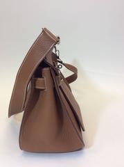 Hermes Brown Leather Jypsiere 31 Handbag