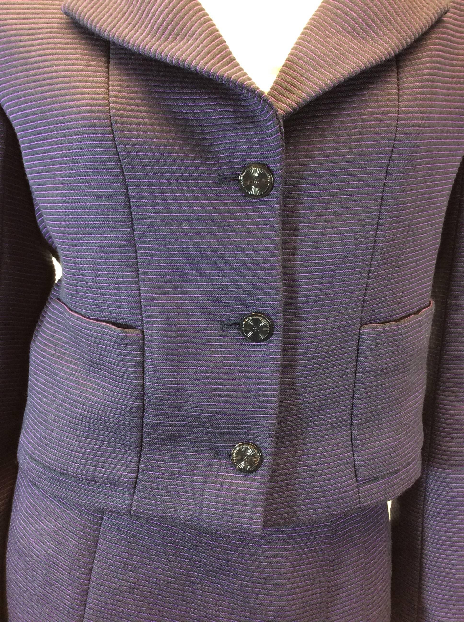 HOLIDAY FLASH SALE! 50% Off! Chanel Two Piece Purple Skirt Suit Set 5