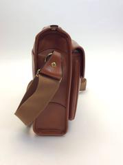 Ghurka Handmade Caramel Leather Messenger Bag