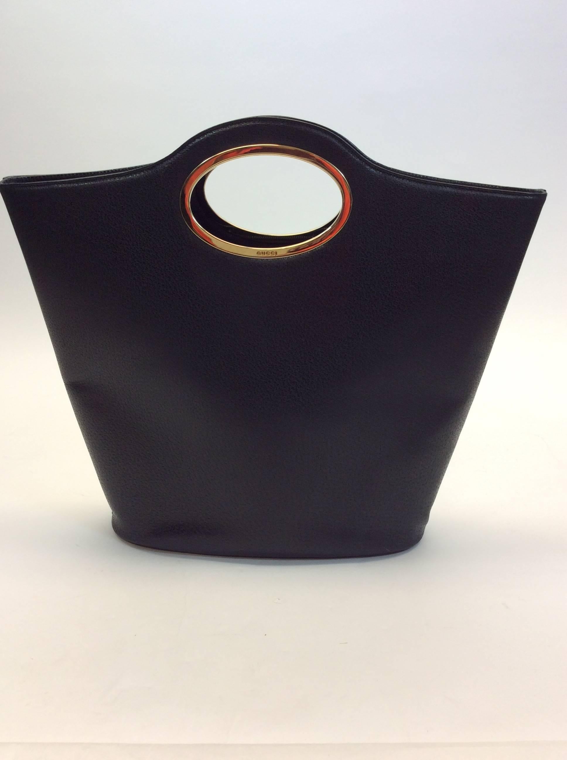 black structured bag