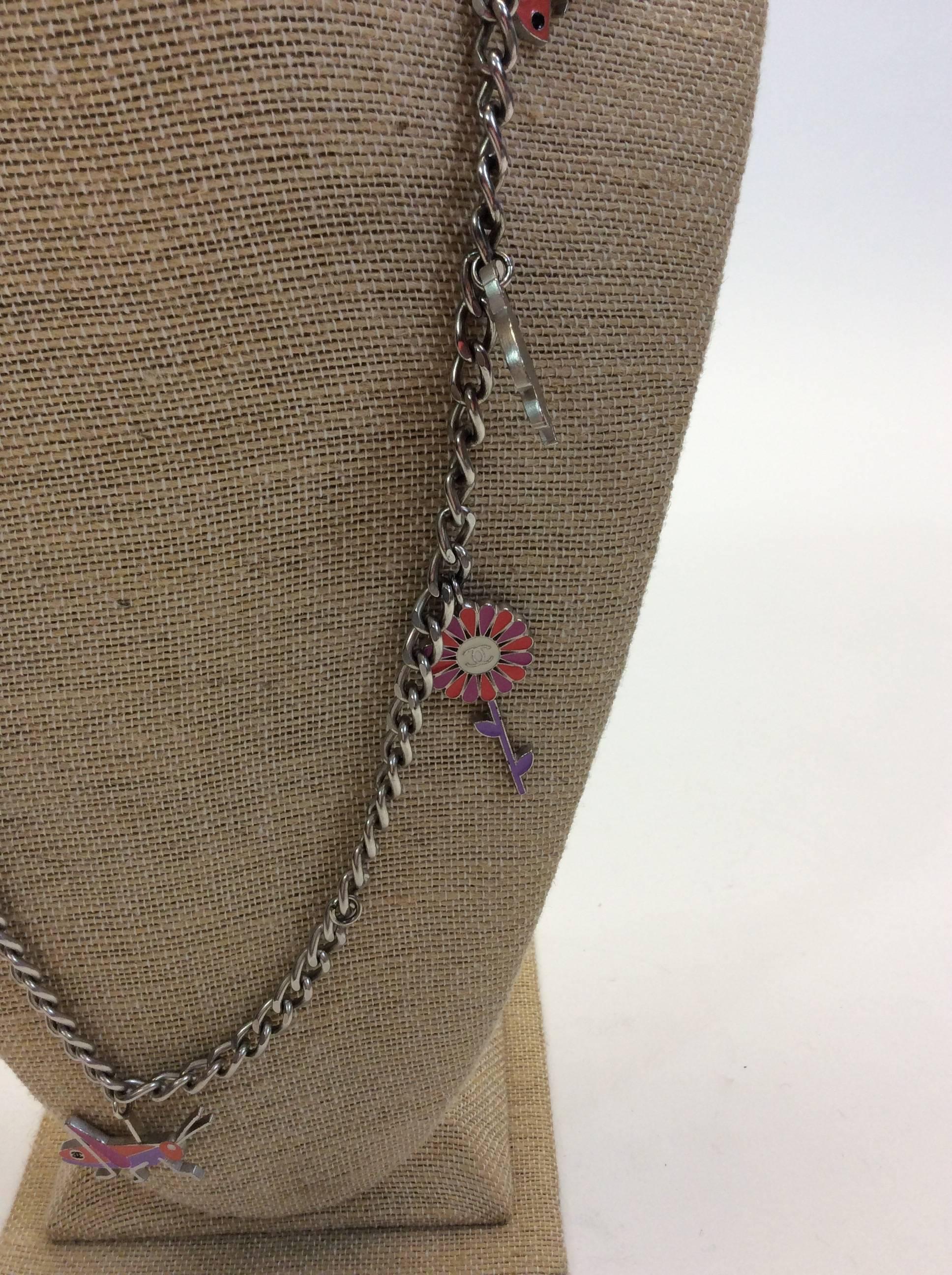 Chanel Limited Edition Charm Necklace In Excellent Condition For Sale In Narberth, PA