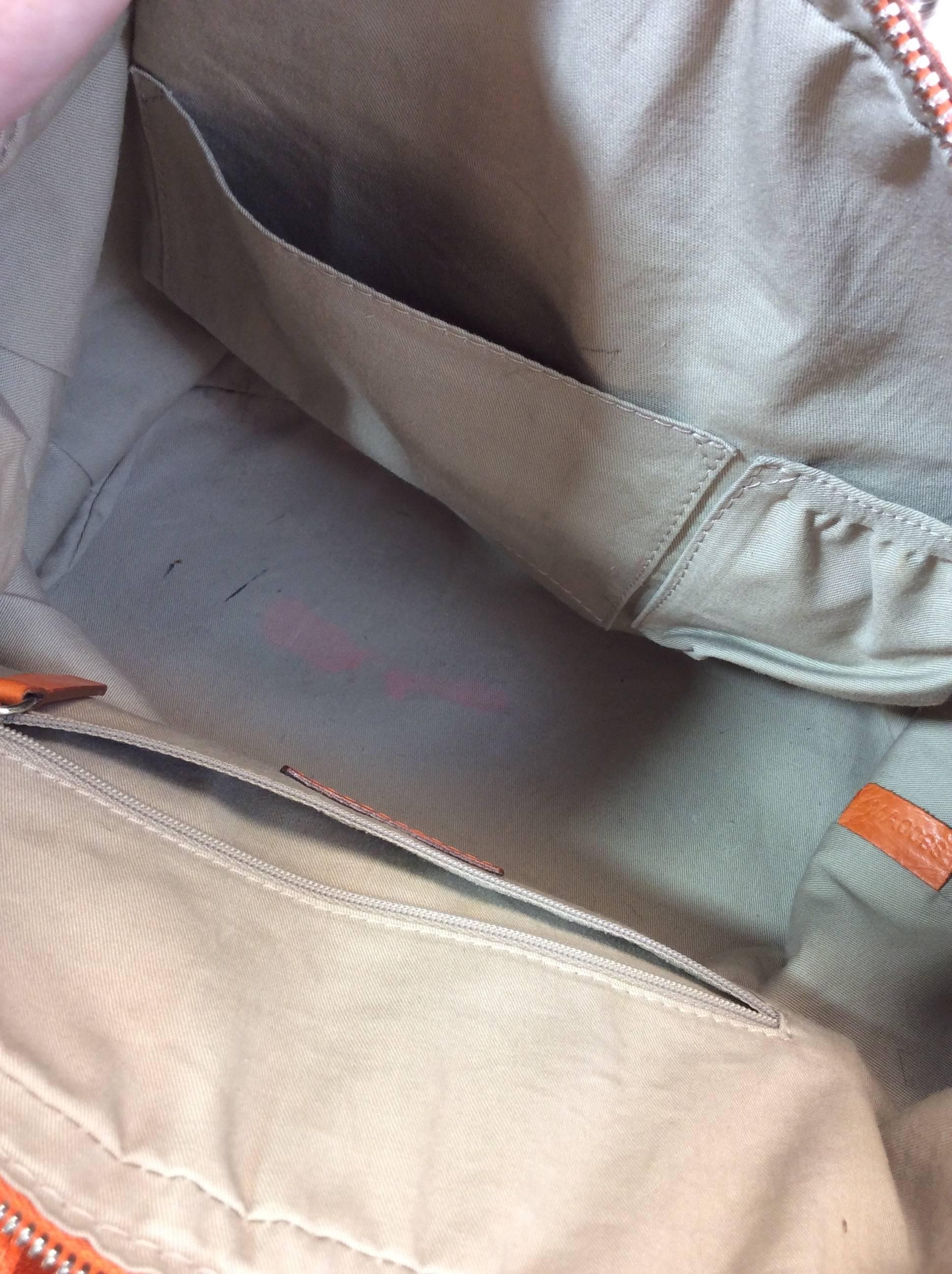 Givenchy Orange Leather Hobo Bag For Sale 5