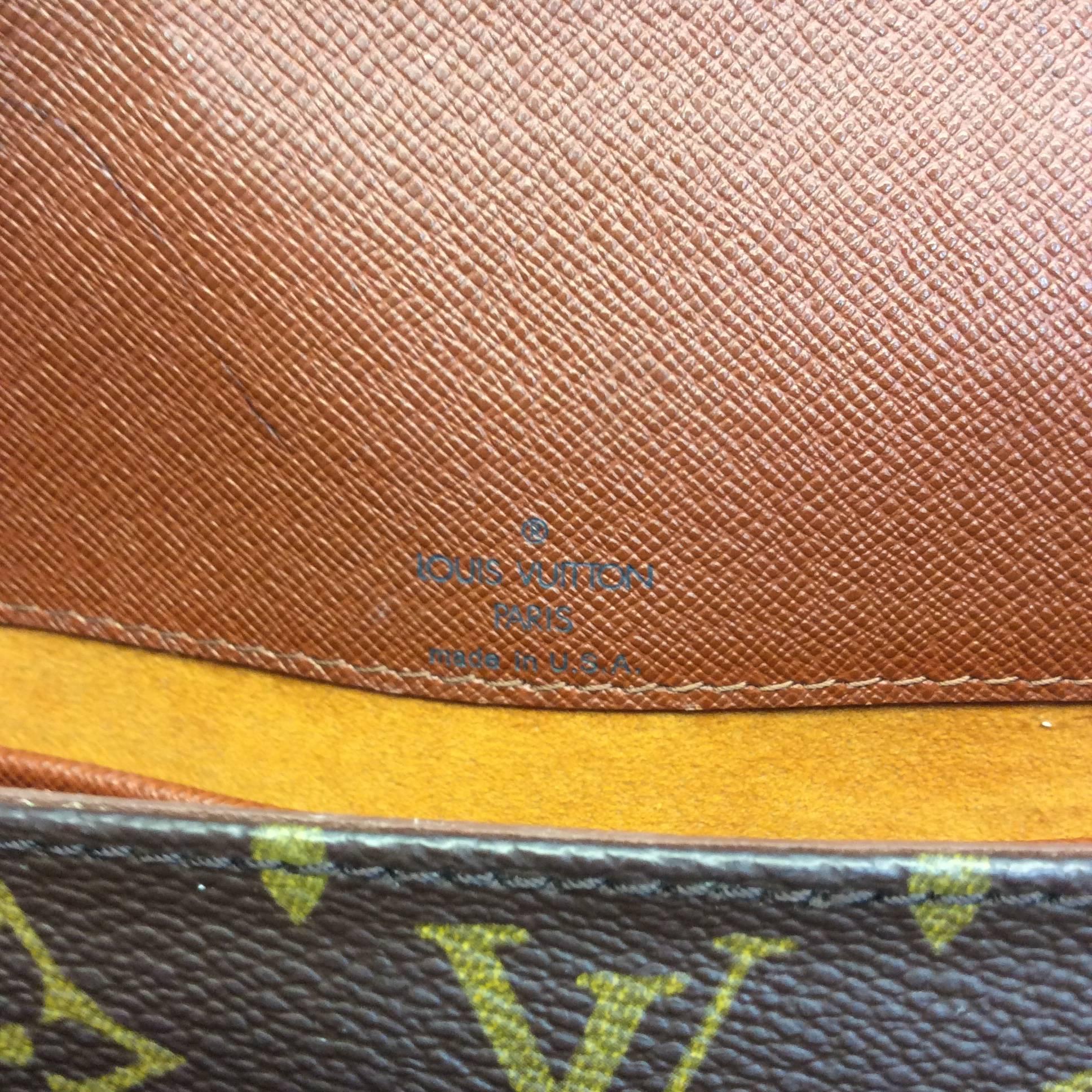 Louis Vuitton Brown Logo Flap Bag 4