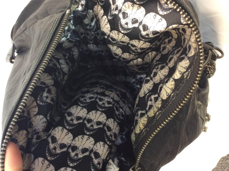 Thomas Wylde Leather Skull Hobo Bag For Sale at 1stDibs | thomas