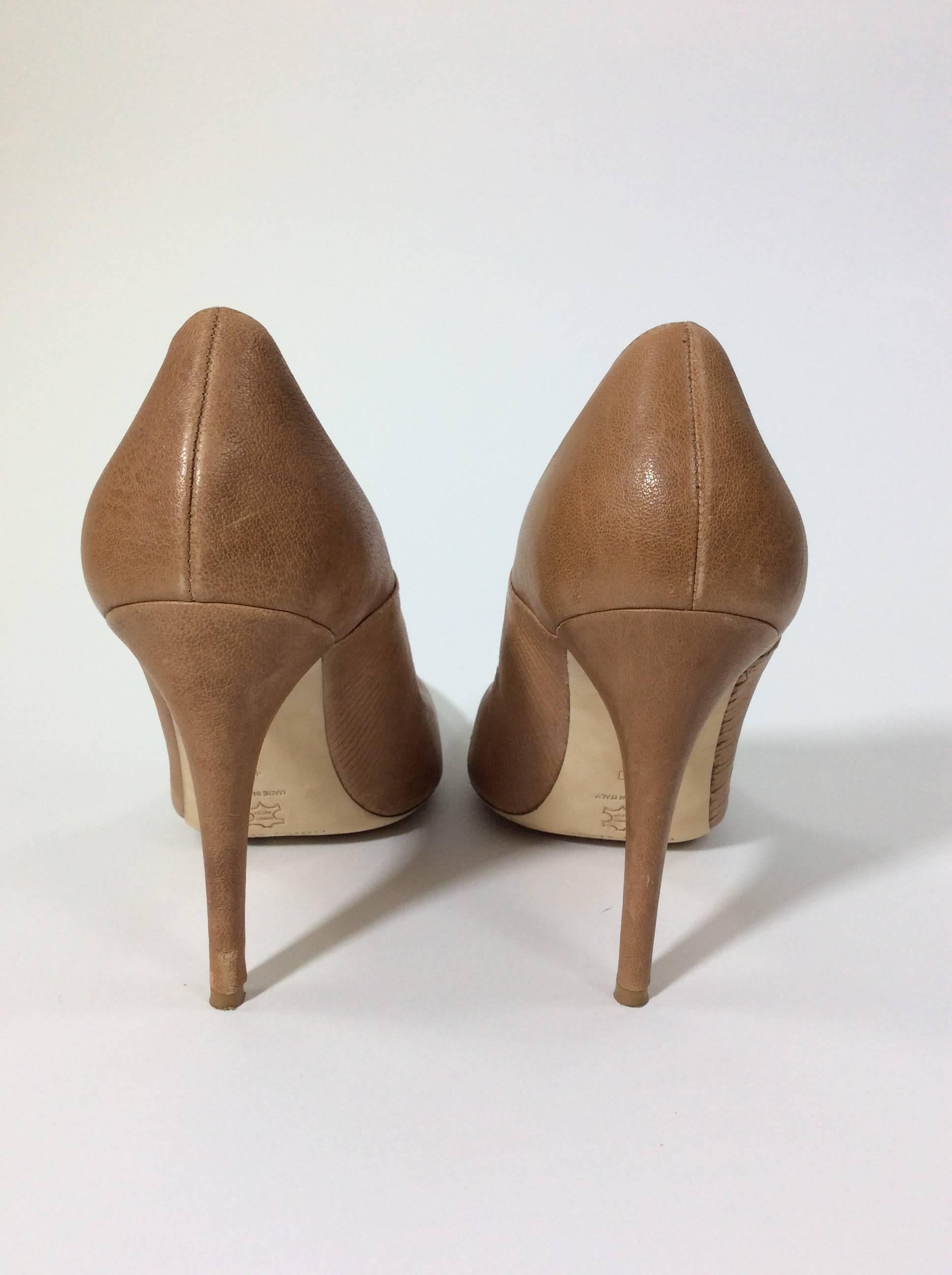 Women's Loeffler Randall Nude Textured Point Detail Pumps