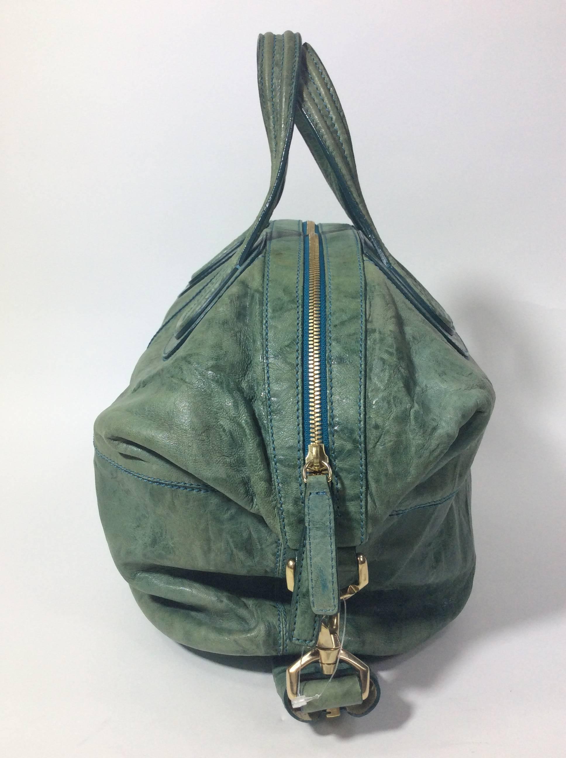 Women's Givenchy Stonewash Green Nightingale Tote