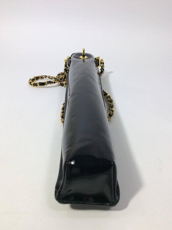 Chanel Black Patent Leather Umbrella Carrier at 1stDibs