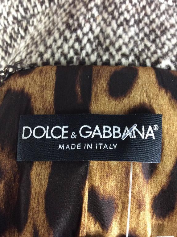 Dolce and Gabbana Vintage Camel Tone Tweed jacket at 1stDibs
