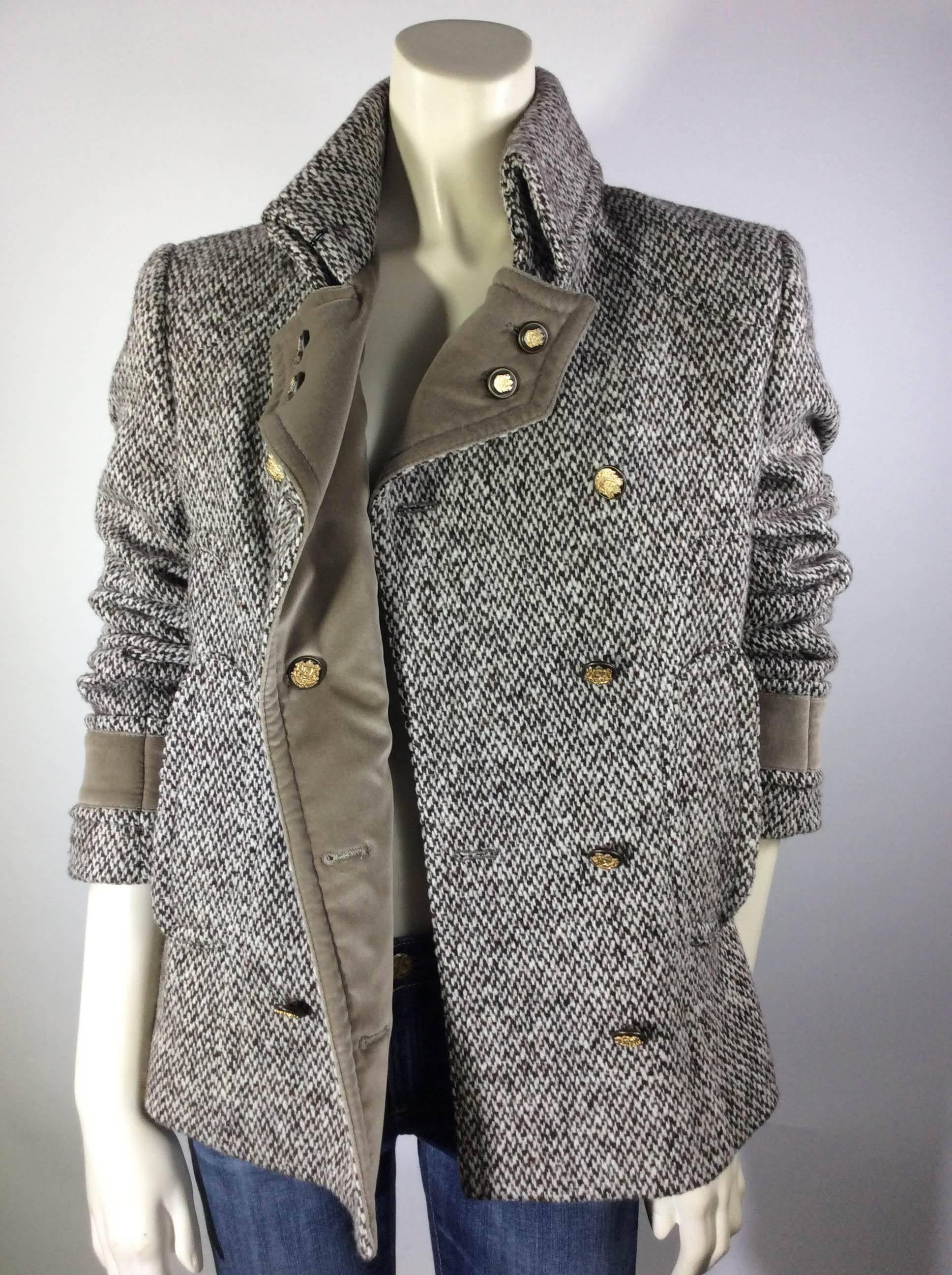 Women's Dolce & Gabbana Vintage Camel Tone Tweed jacket