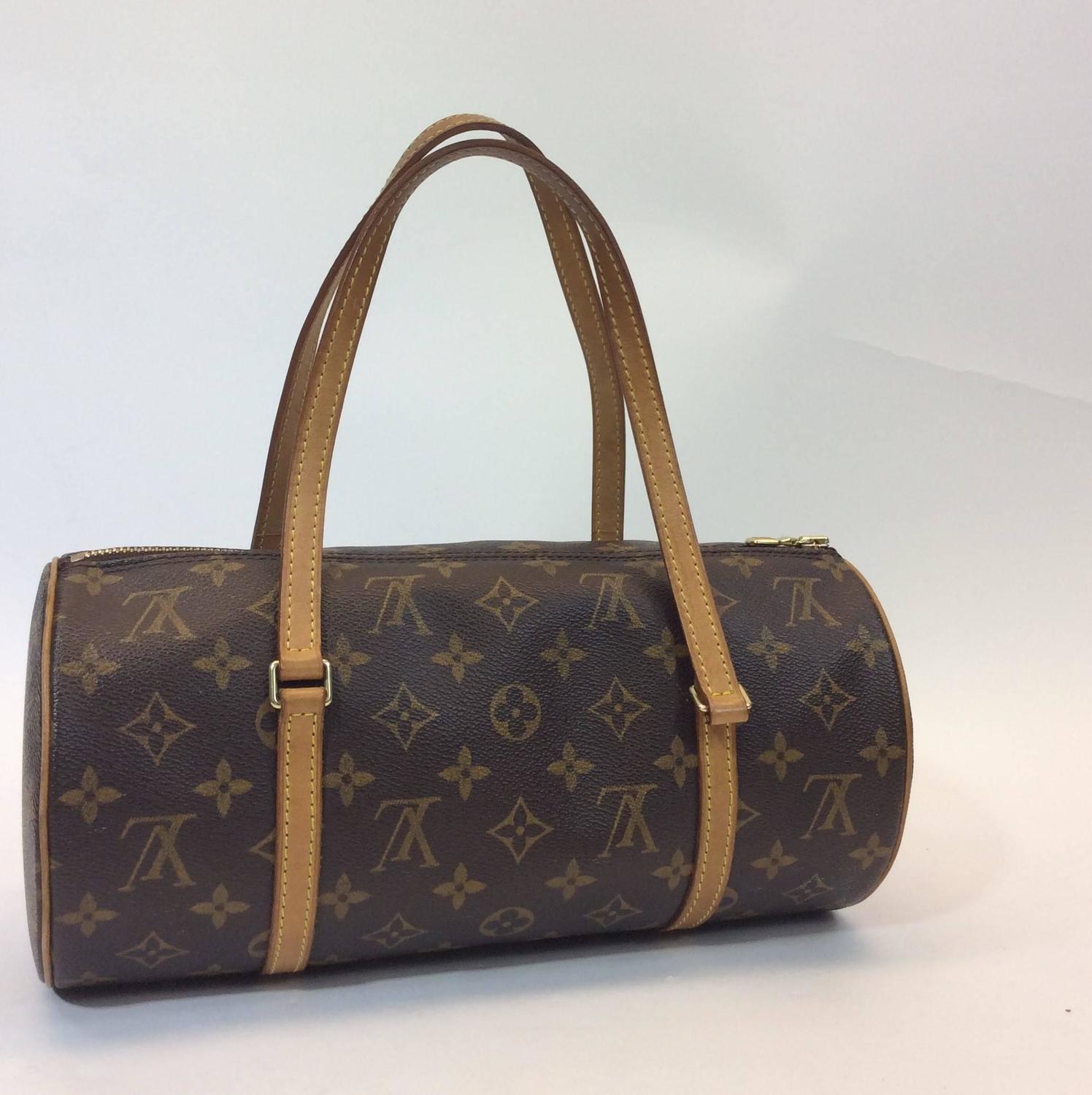 Louis Vuitton Iconic Monogram Leather Papillon Bag For Sale at 1stdibs