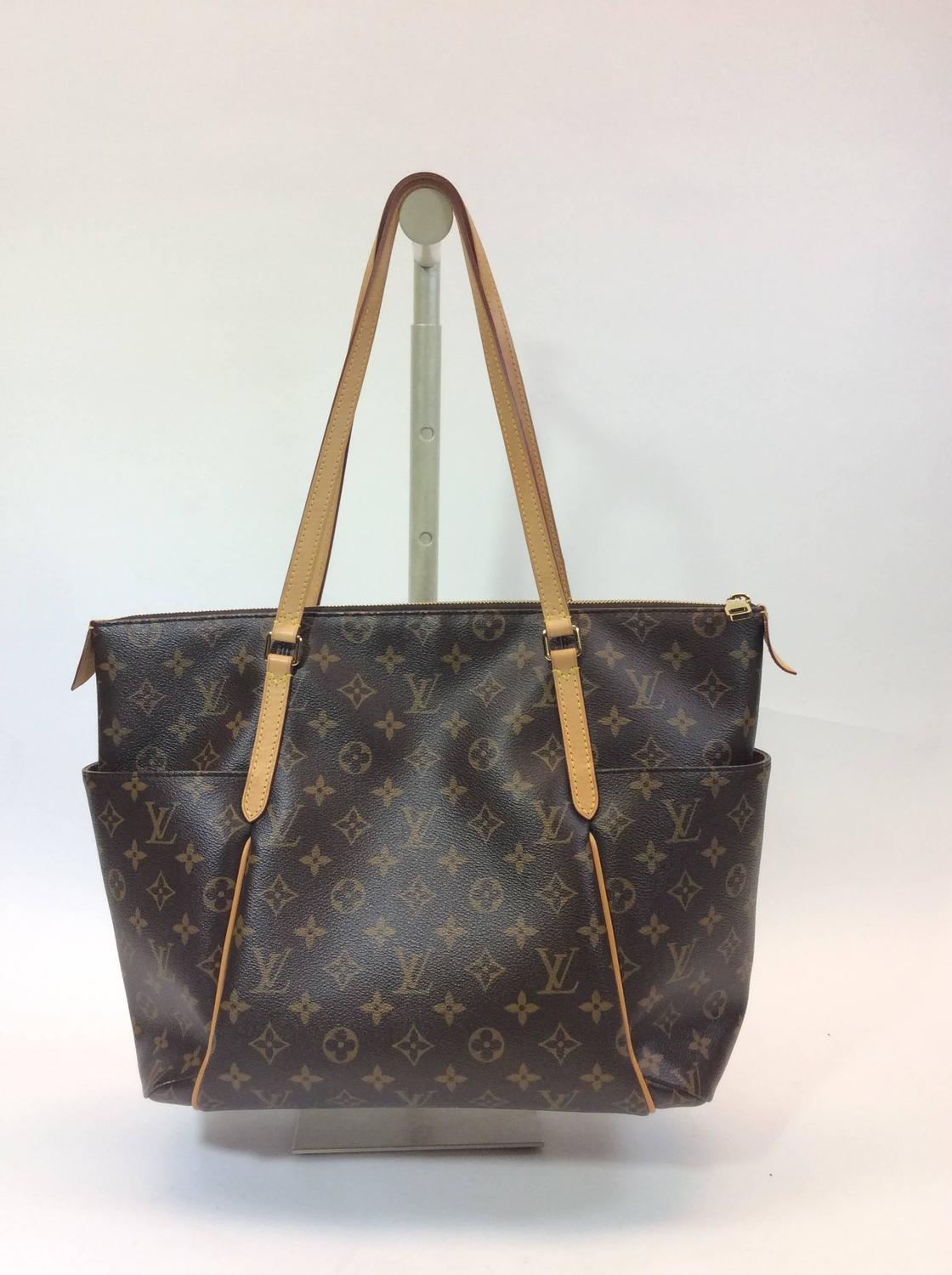 Louis Vuitton Classic Monogram Leather Tote Handbag at 1stdibs