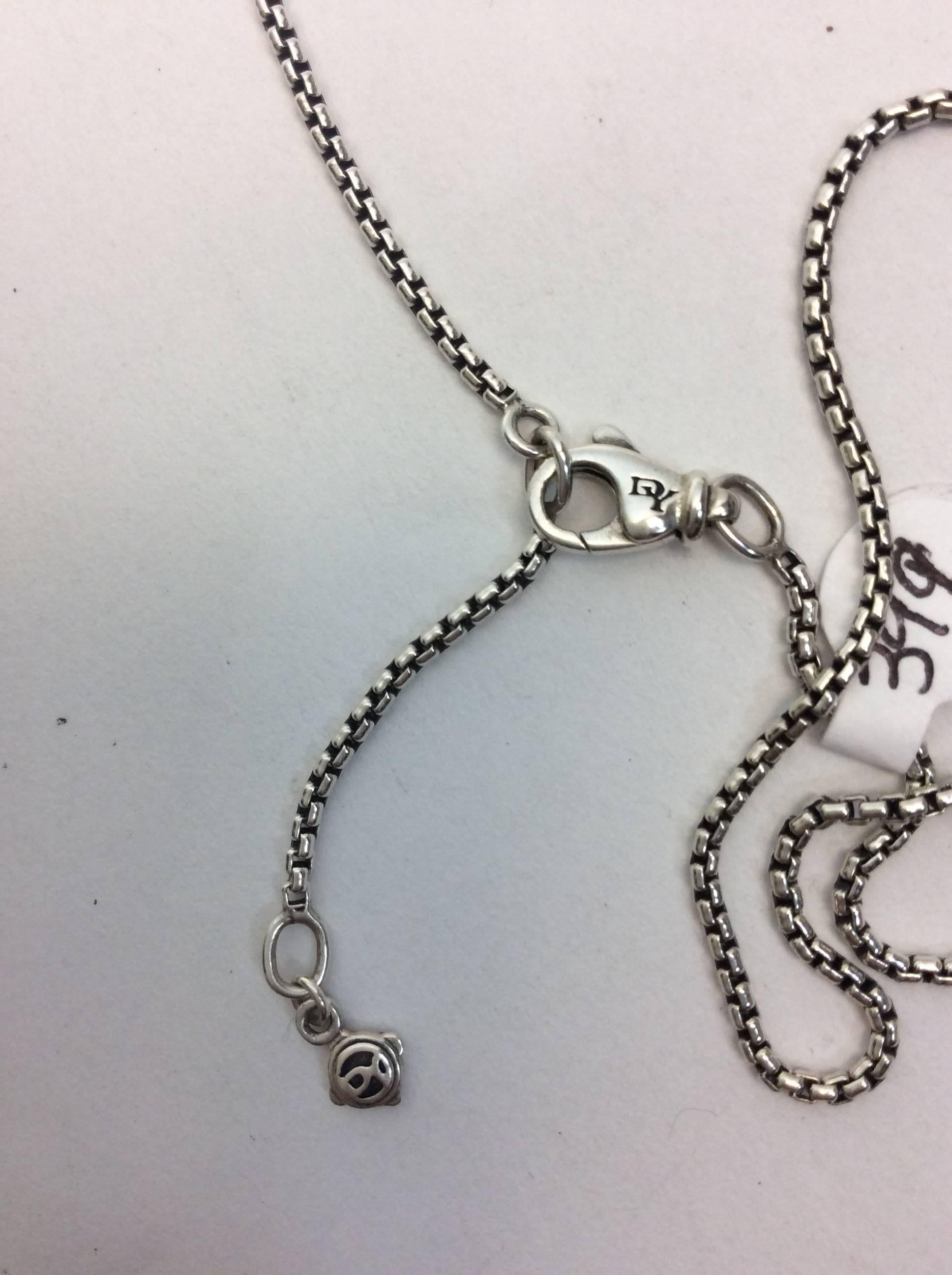 Women's John Hardy Twisted Hoop Pendant Necklace For Sale