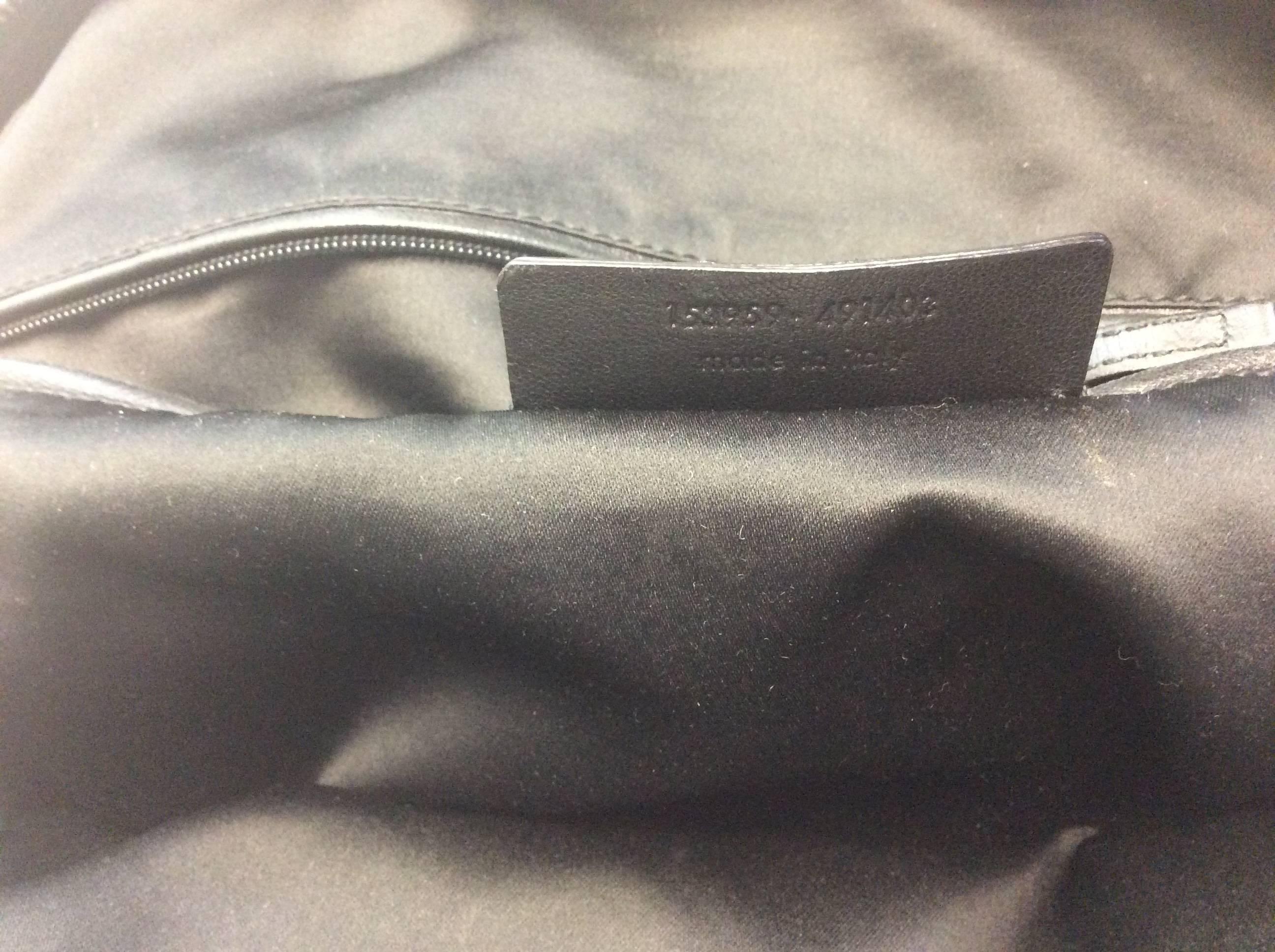 Yves Saint Laurent Black Patent Muse Bag For Sale 4