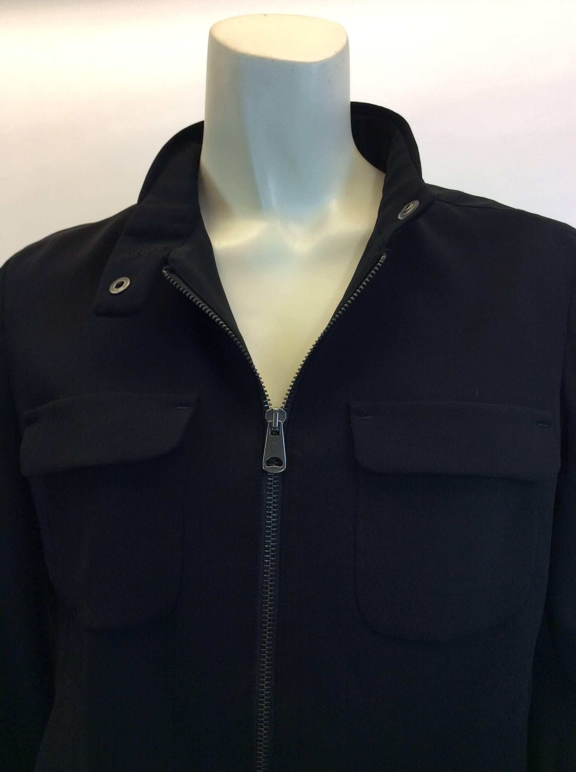 Women's MaxMara Weekend Black Casual Moto Jacket For Sale