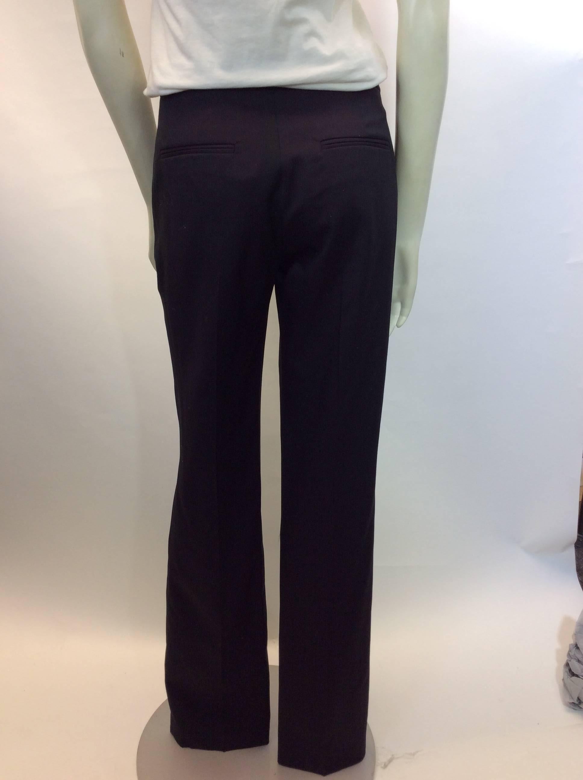 Women's Stella McCartney Black Relaxed Fit Trousers For Sale