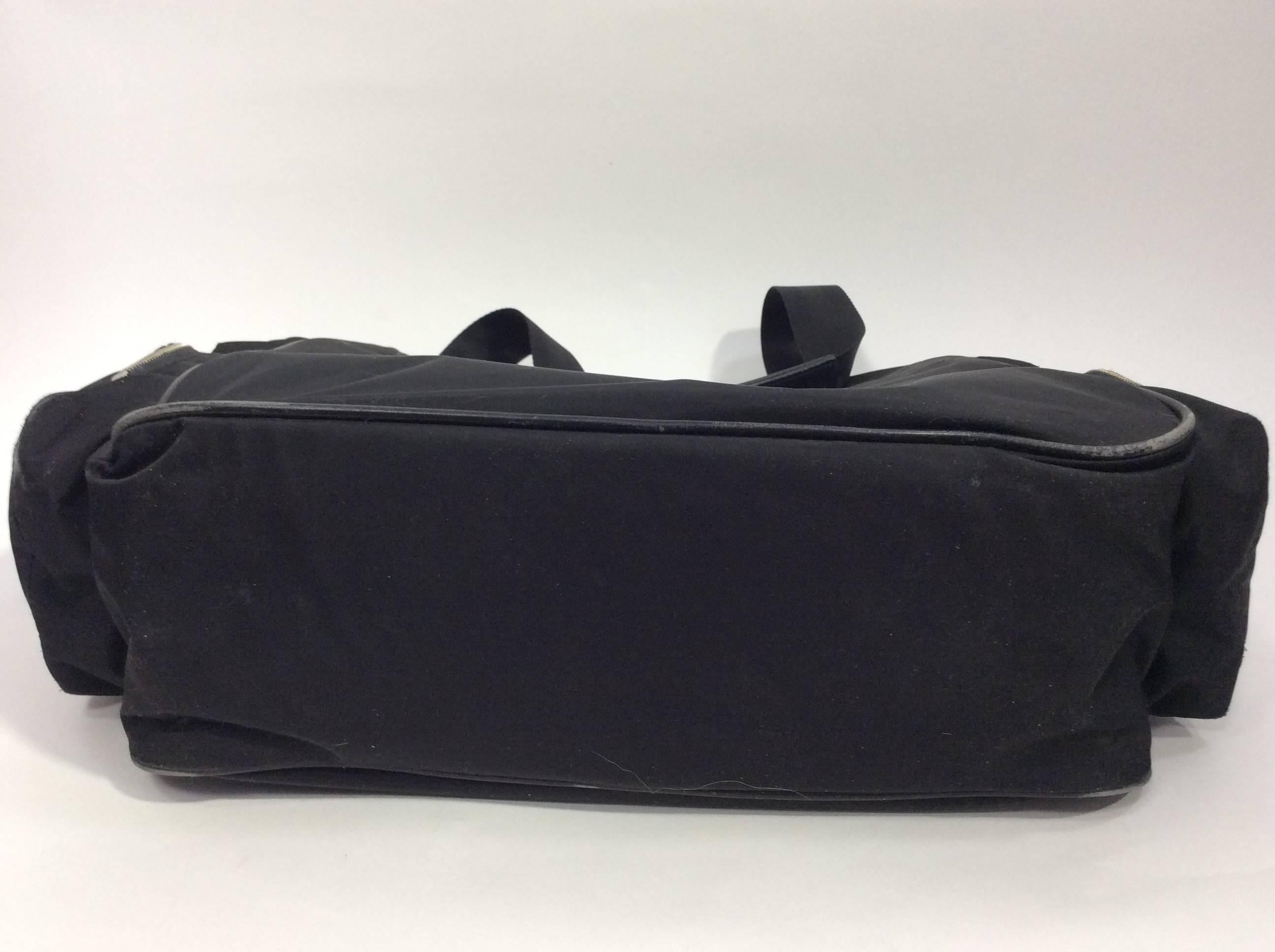 Women's Yohji Yamamoto Multi Pocket Black Handbag For Sale