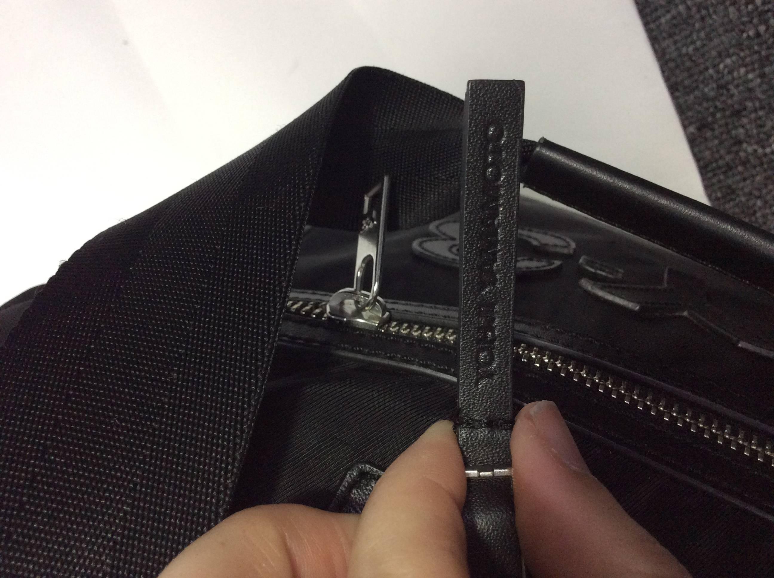 Yohji Yamamoto Multi Pocket Black Handbag For Sale 1