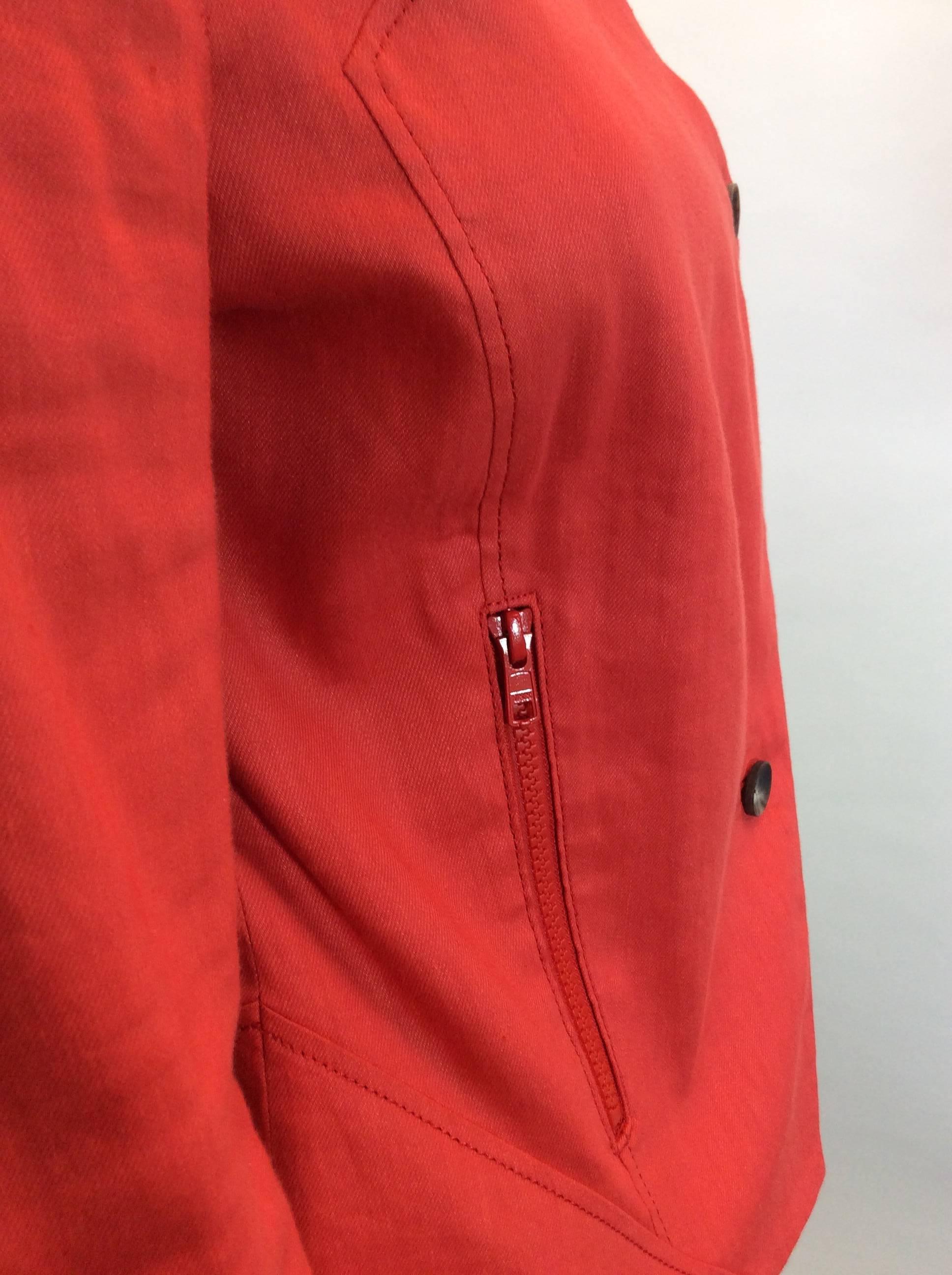Women's Helmut Lang Linen Cropped Jacket For Sale