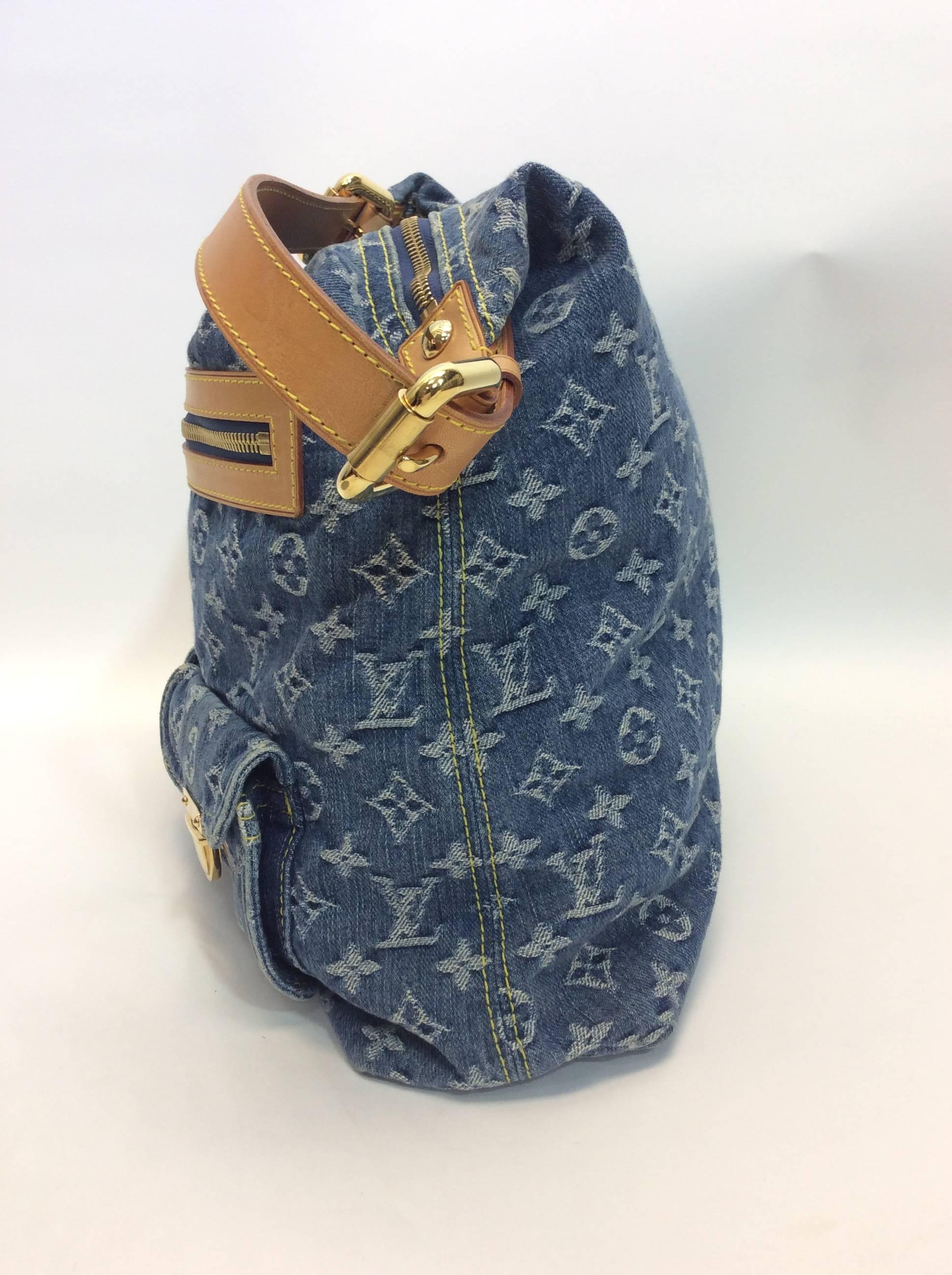 Women's Louis Vuitton Denim Monogram Bag  For Sale