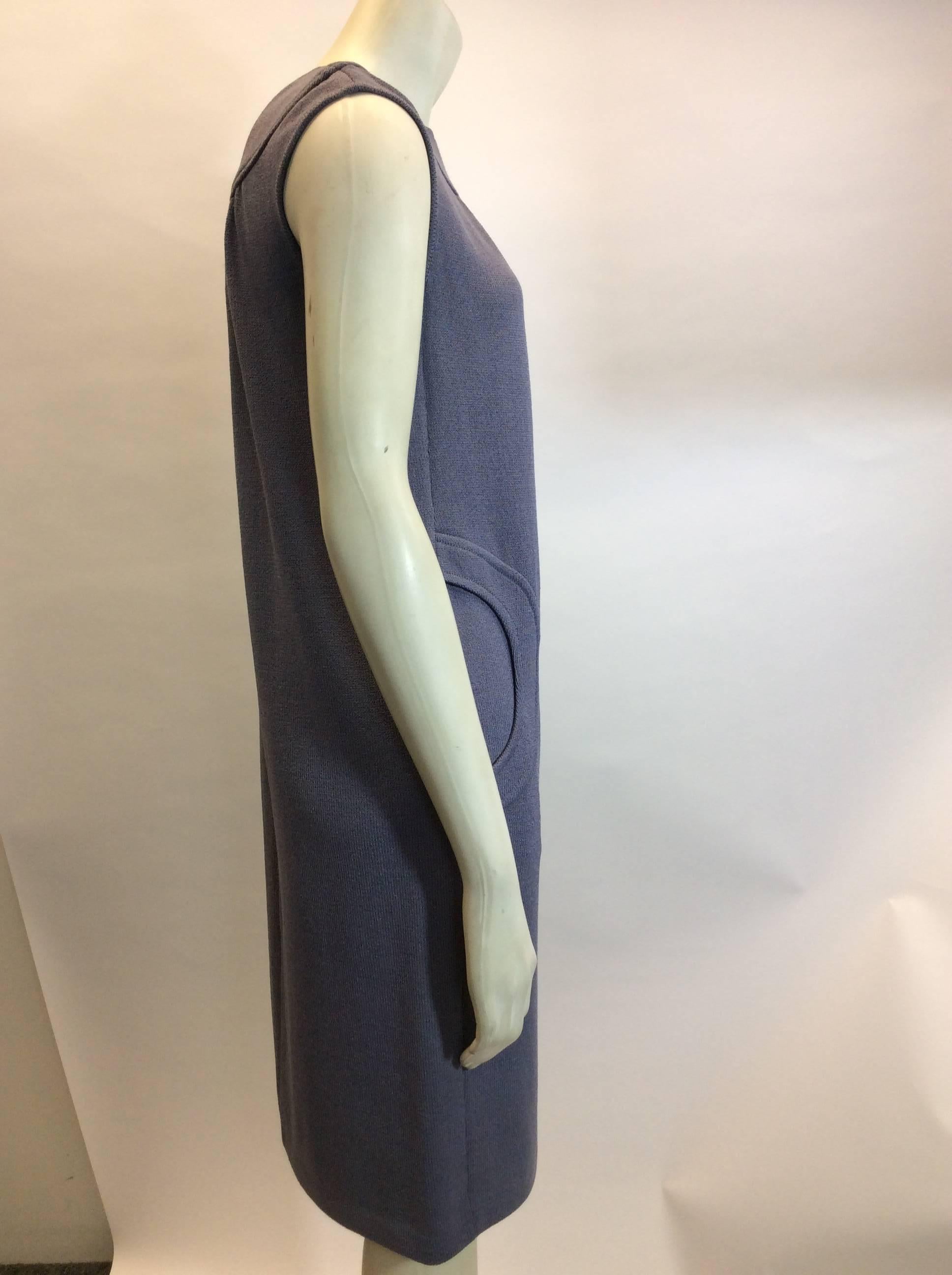 St. John Lavender Knit Sleeveless Dress For Sale 1