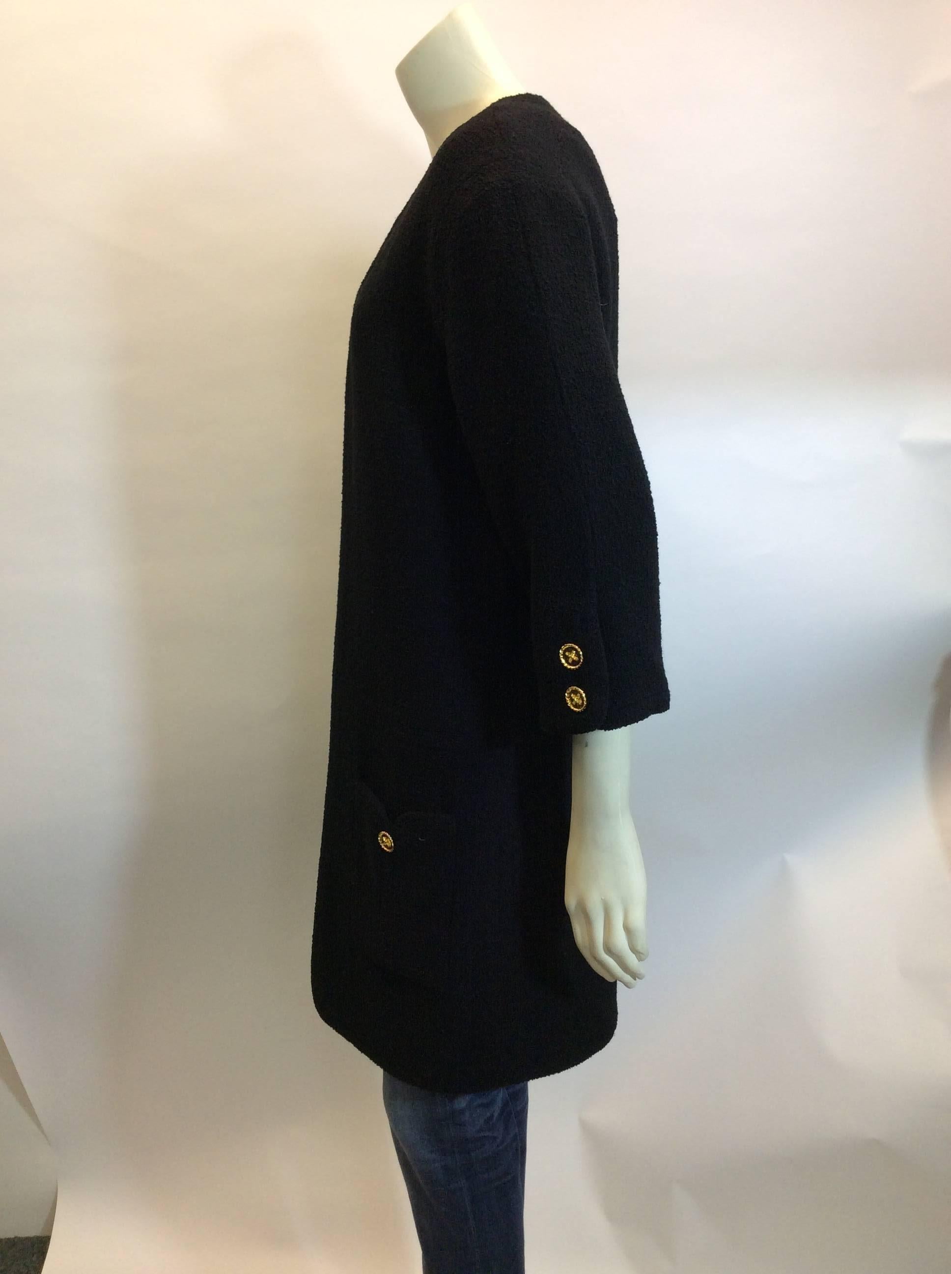 Edward Archour Wool Open Jacket In Excellent Condition For Sale In Narberth, PA
