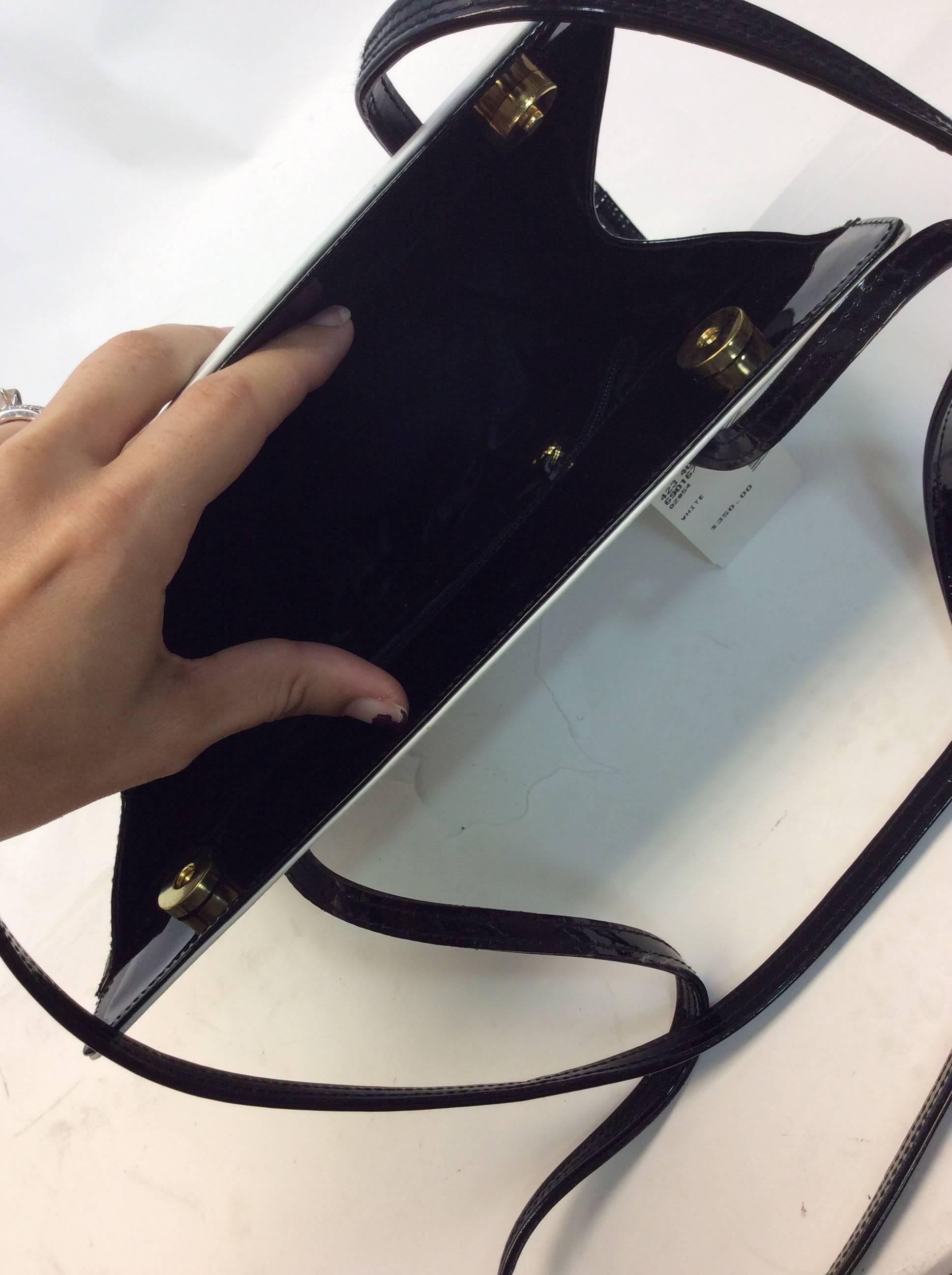 Salvatore Ferragamo NWT Two Tone Shoulder Bag For Sale 2