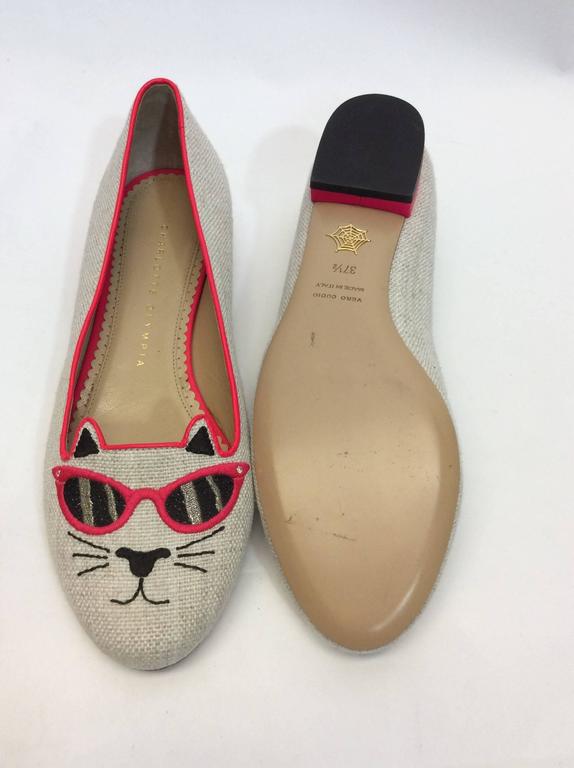 pink canvas flats