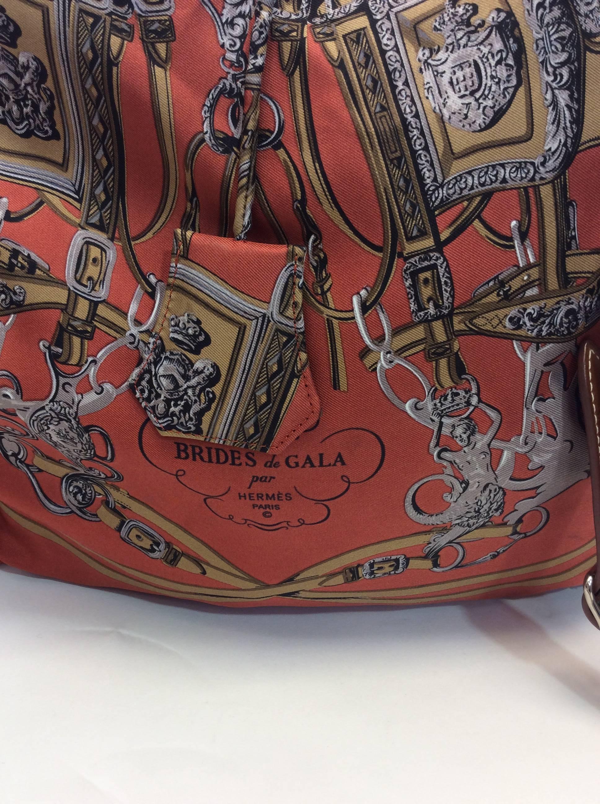 Hermes Silky City Silk And Leather Crossbody For Sale 1