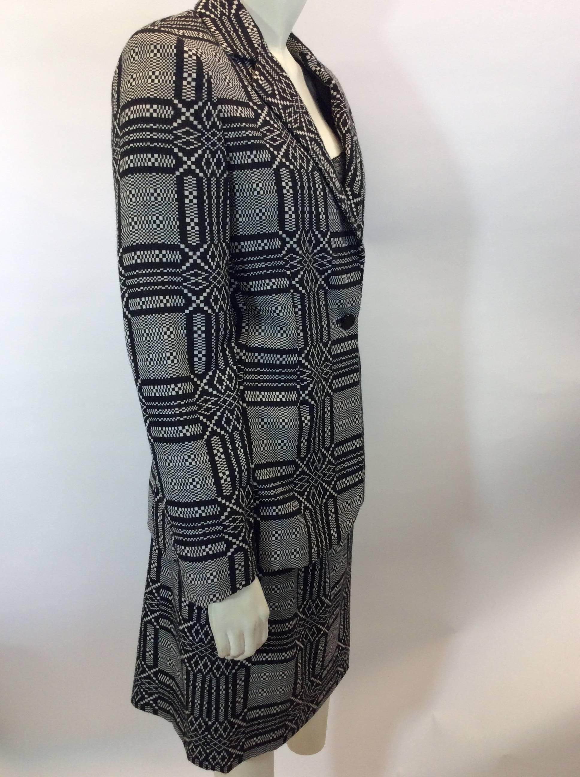 Bill Blass Printed Skirt Suit In Excellent Condition For Sale In Narberth, PA