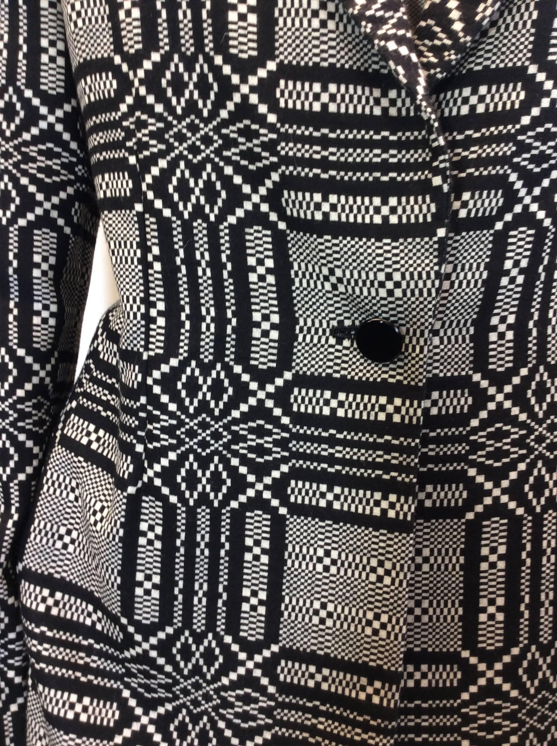 Bill Blass Printed Skirt Suit For Sale 1