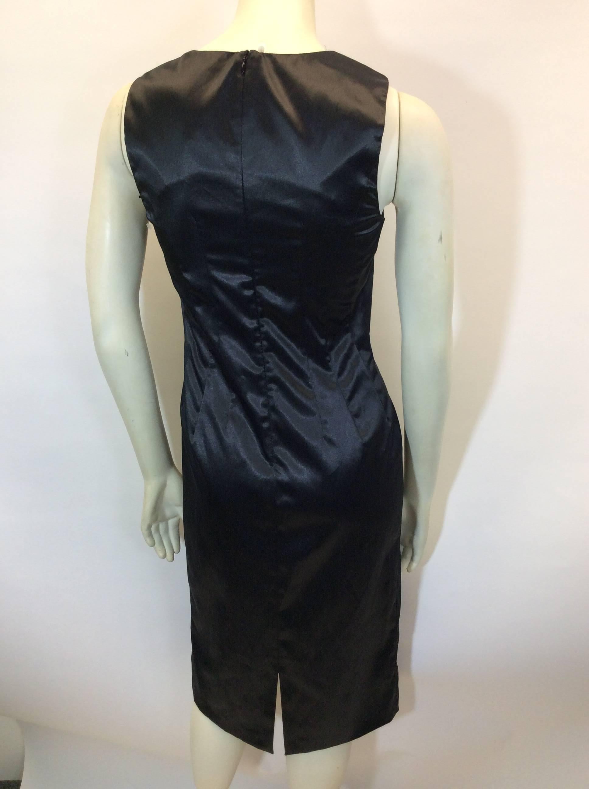 Women's Dolce & Gabanna Black Bustier Detail Dress For Sale