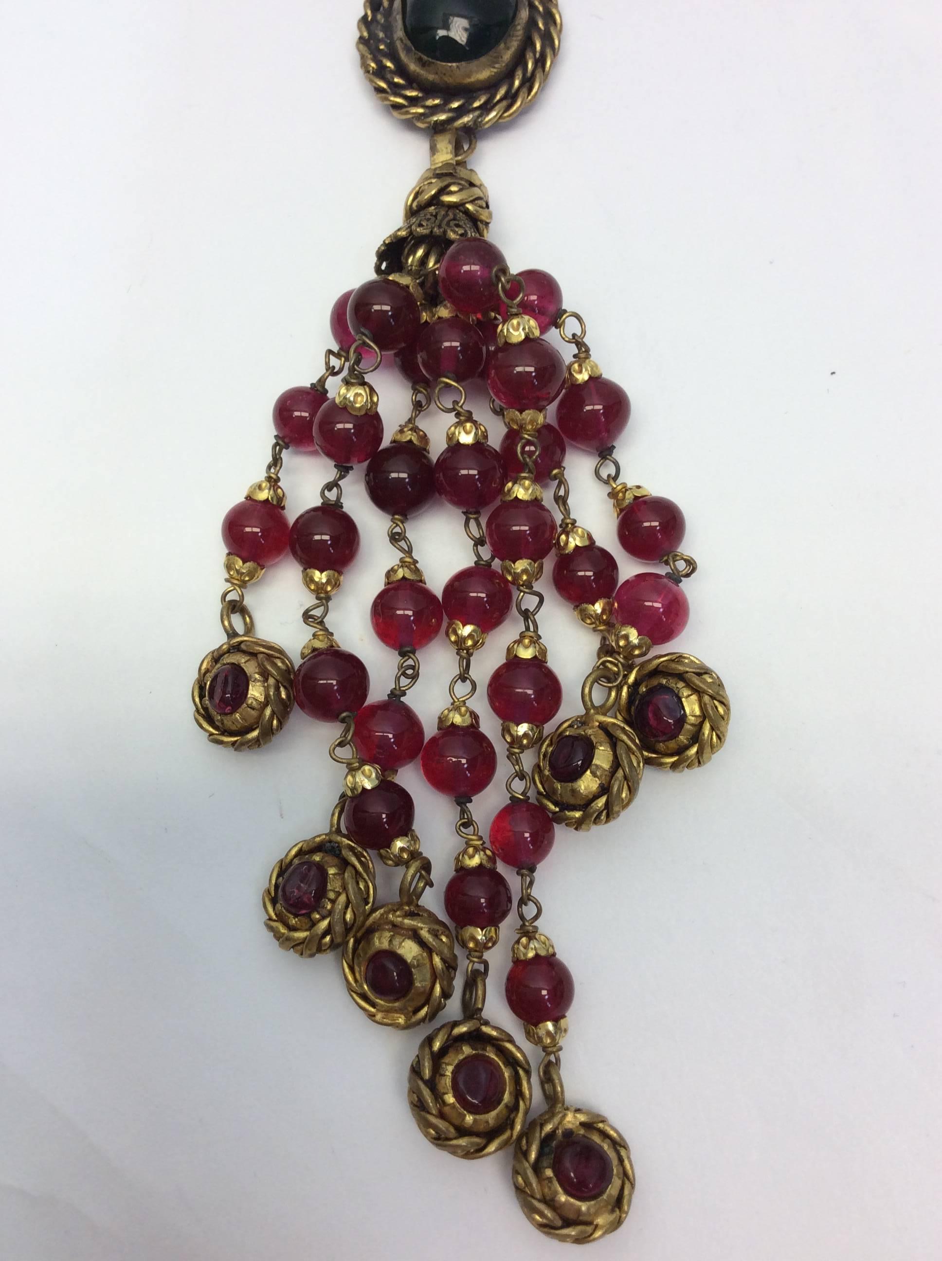 Chanel Vintage Necklace and Earring Set In Good Condition For Sale In Narberth, PA