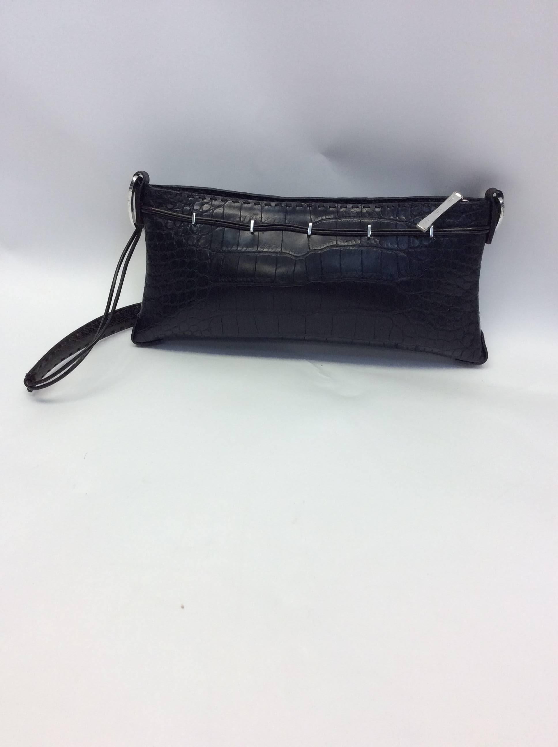 Black Molly Small Leather Should Strap Purse For Sale