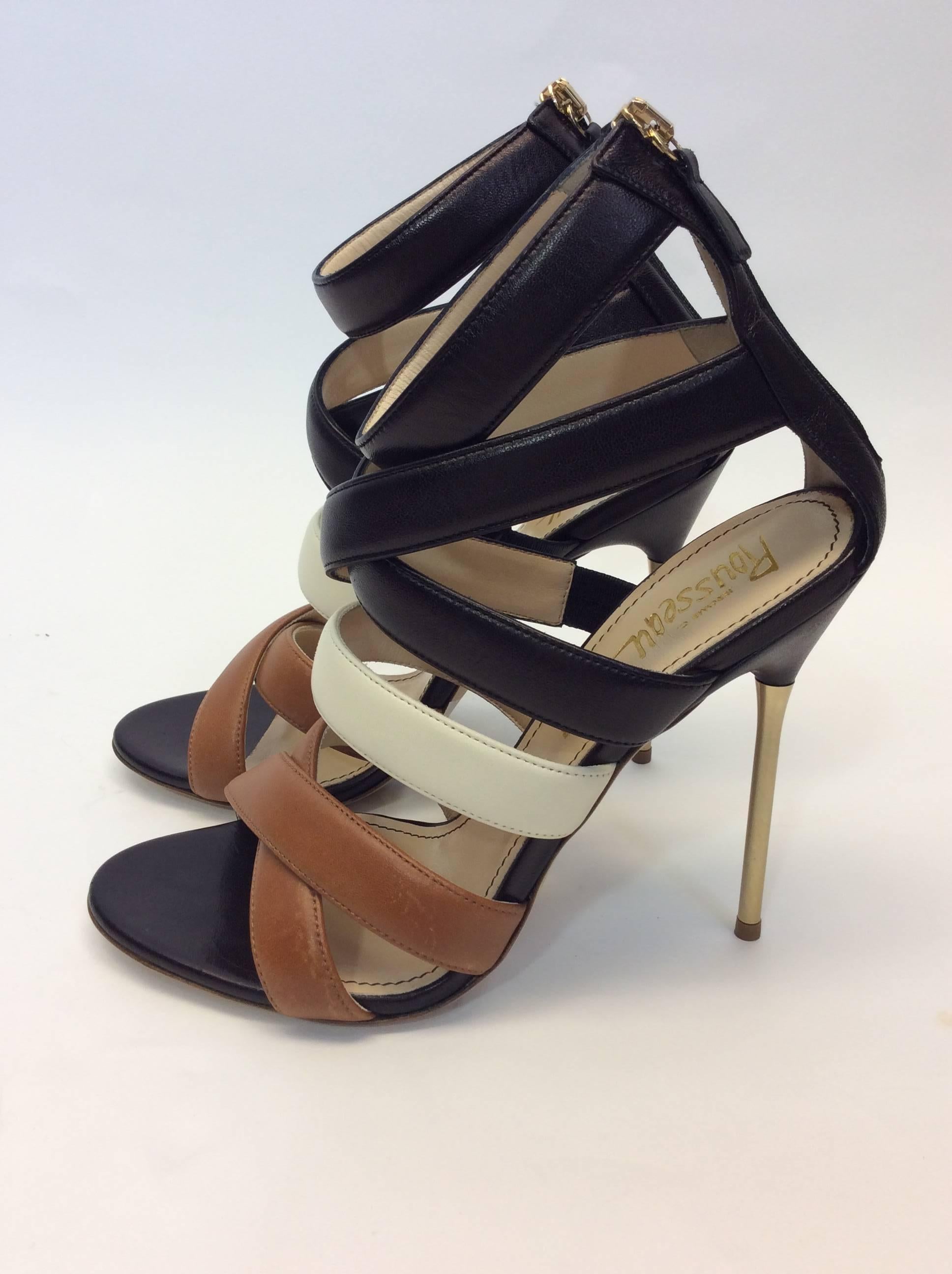 Jerome C Rousseau Floyd Multi Strappy Leather Heels
Size 40
Made in Italy
With box, Original price: $795
Our price: $399
Style: 