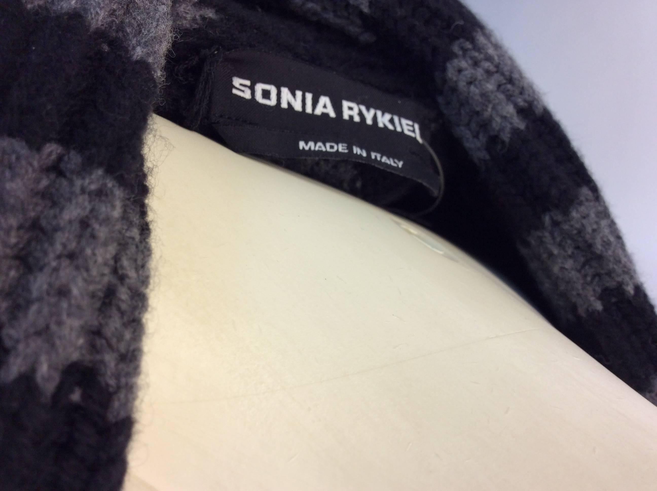 Sonia Rykiel New Wool Striped Sweater For Sale 1