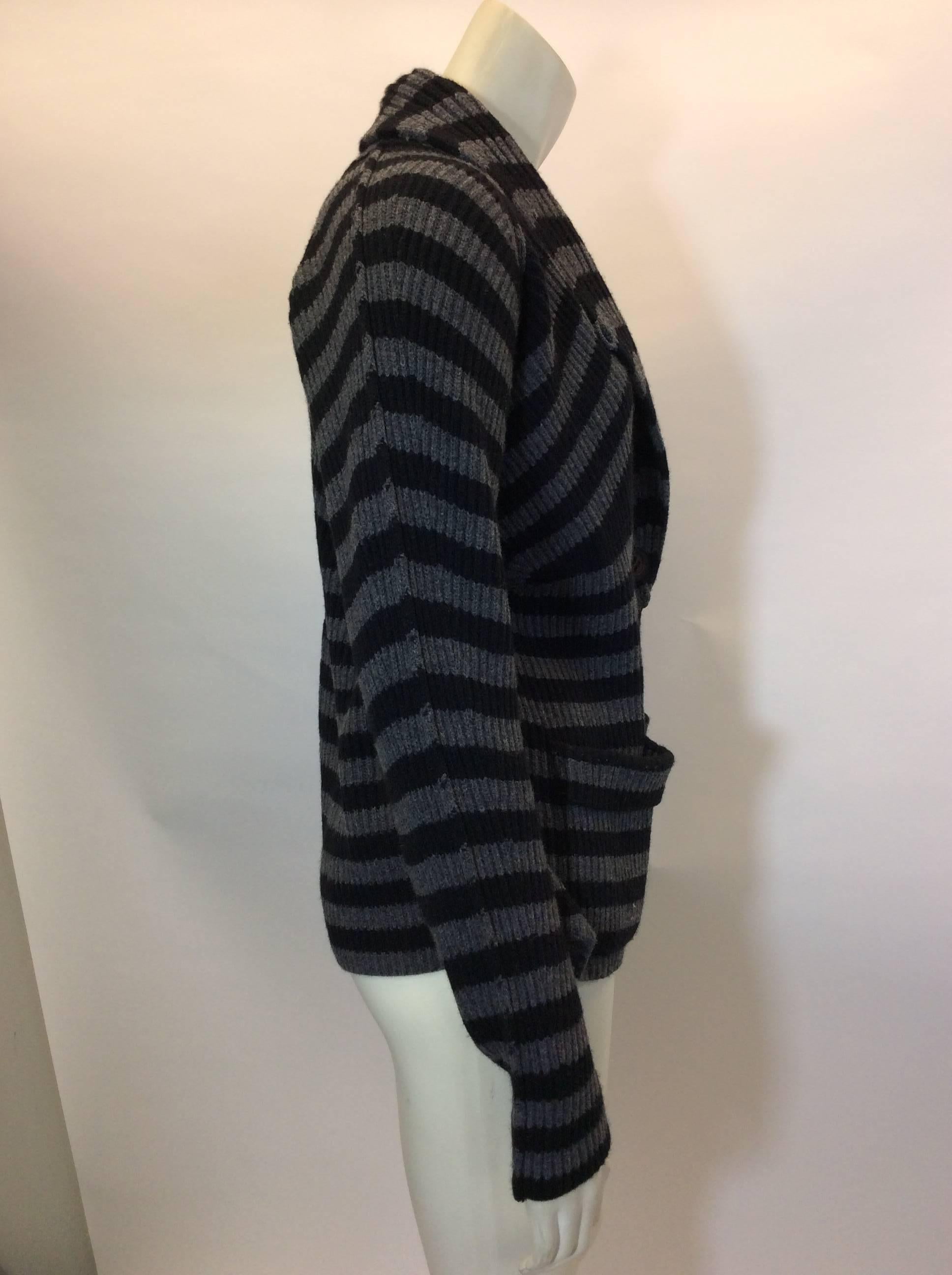 Women's Sonia Rykiel New Wool Striped Sweater For Sale