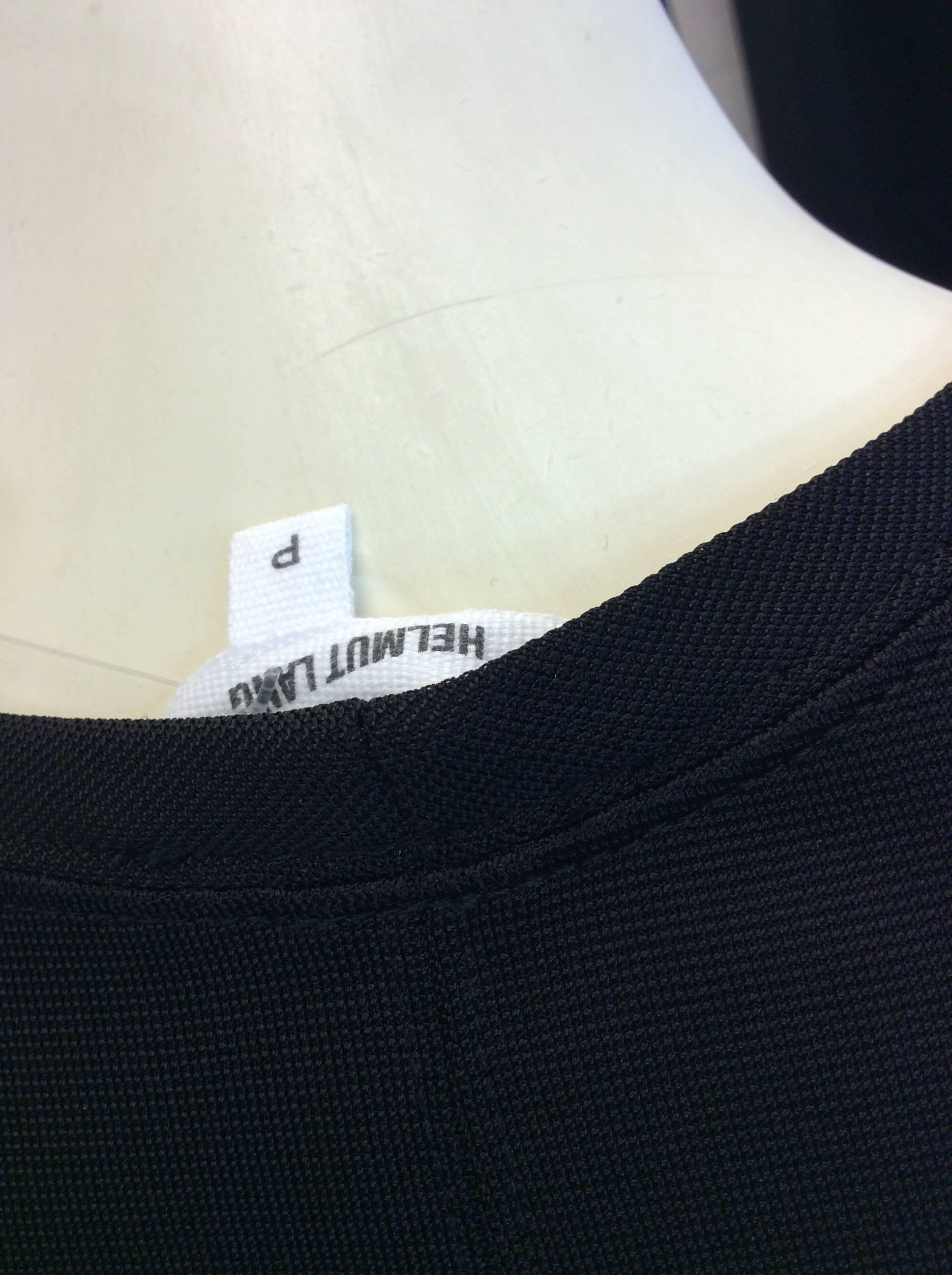 Helmut Lang Black Long Sleeve NWT Dress For Sale 2