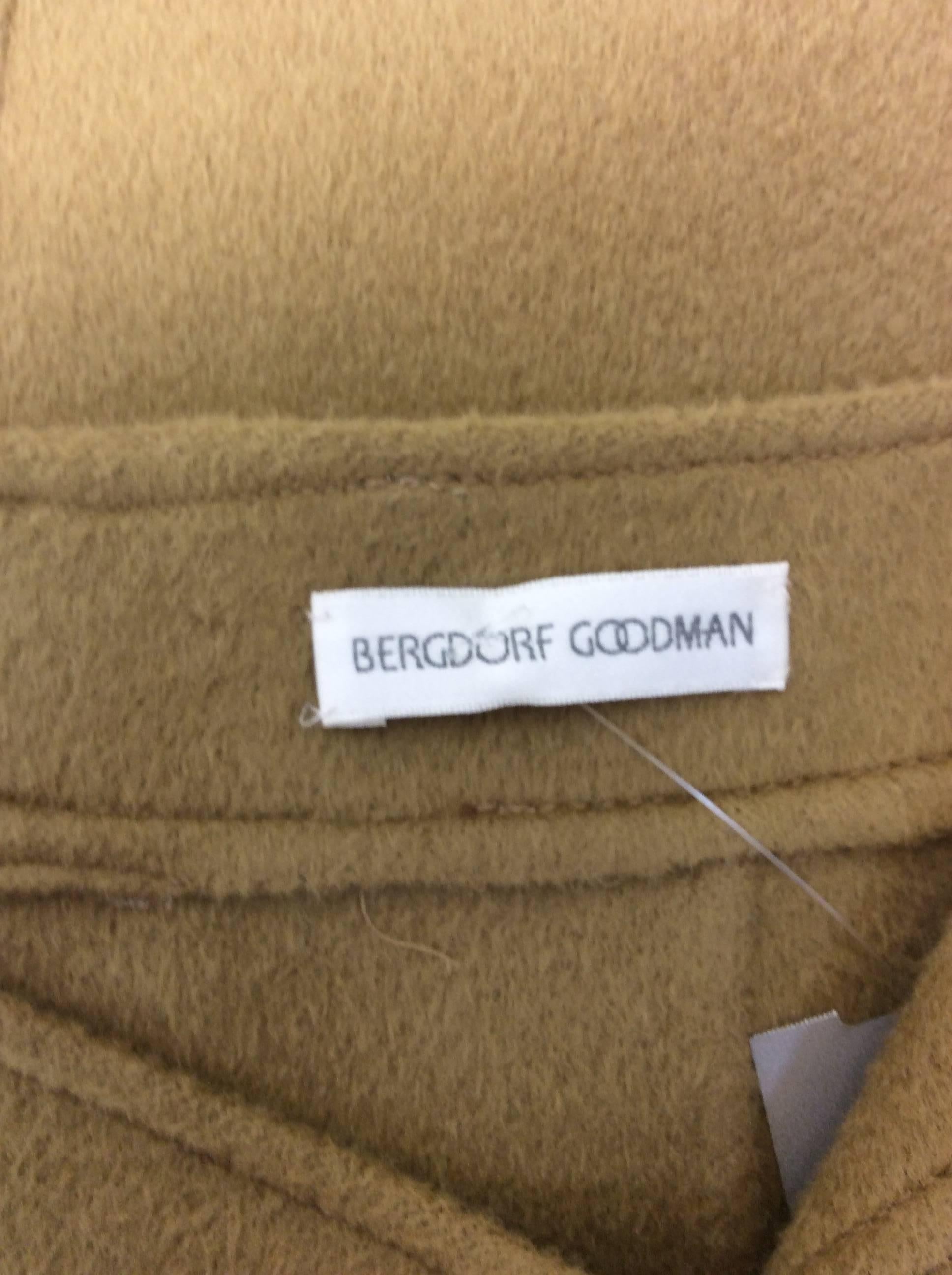 Bergdorf Goodman Button Down A-Line Skirt For Sale 1