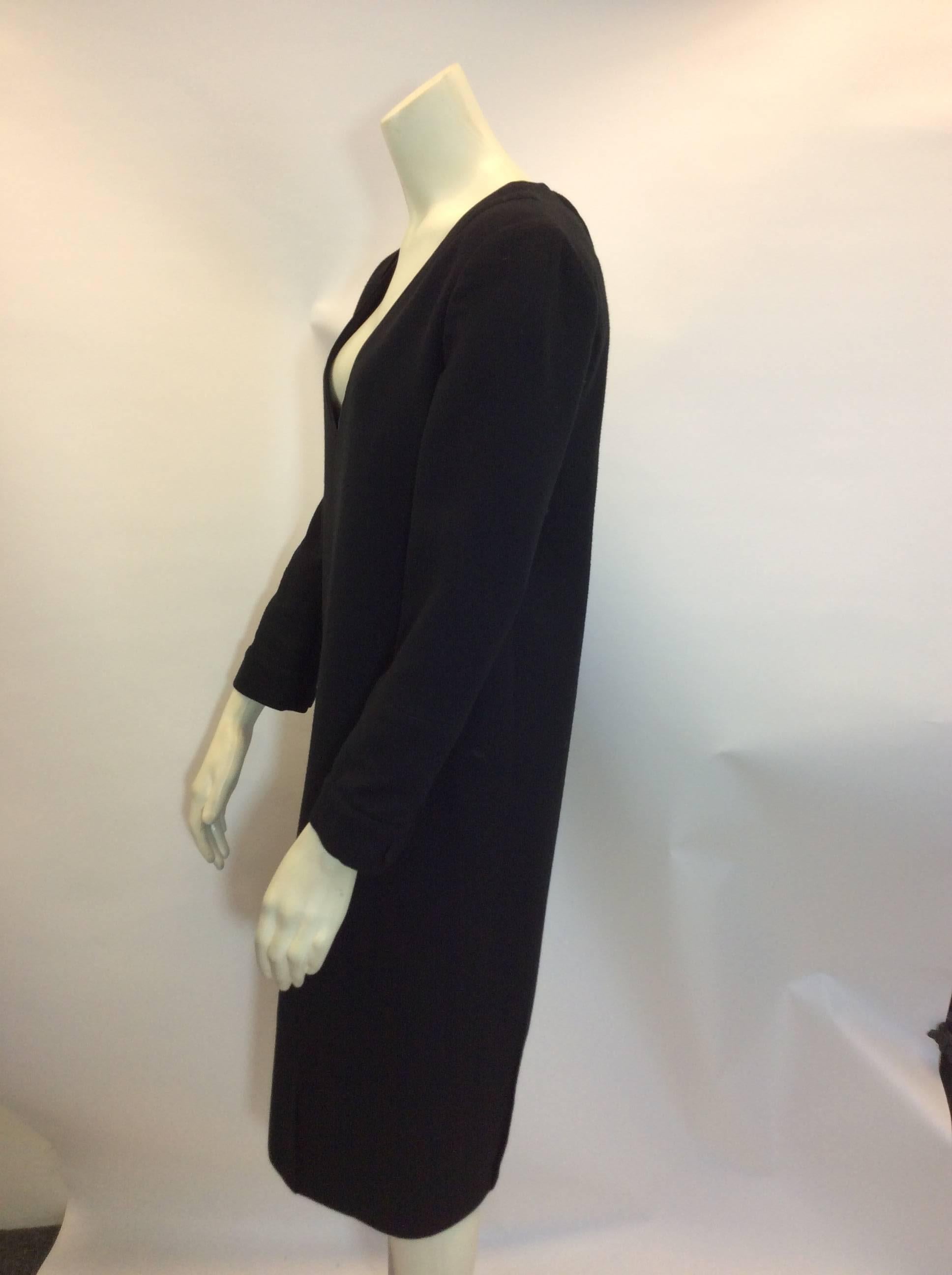 Women's Costume National Black Wool Dress For Sale