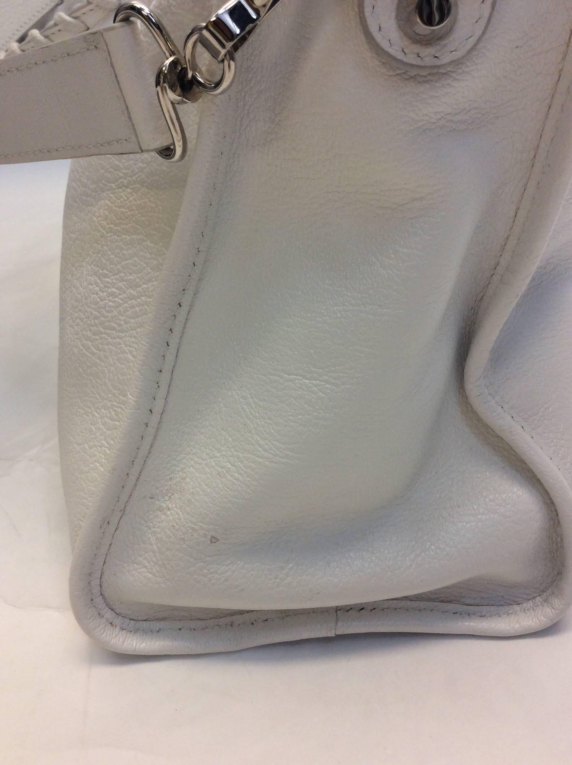 Women's Balenciaga White City Bag NWT  For Sale