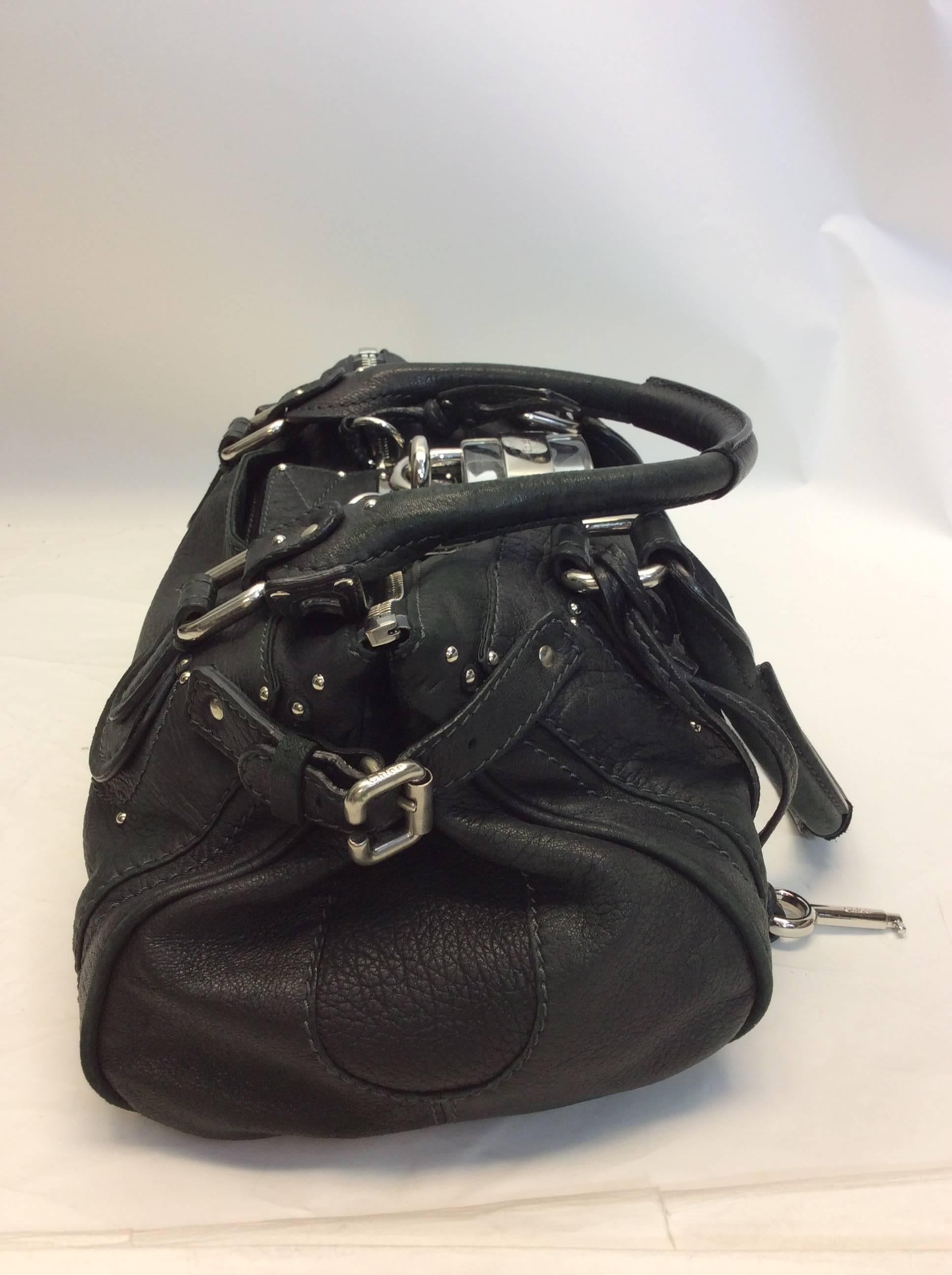 Chloe Black Leather Shoulder Bag
Signature padlock included
Silver hardware
$399
100% leather
