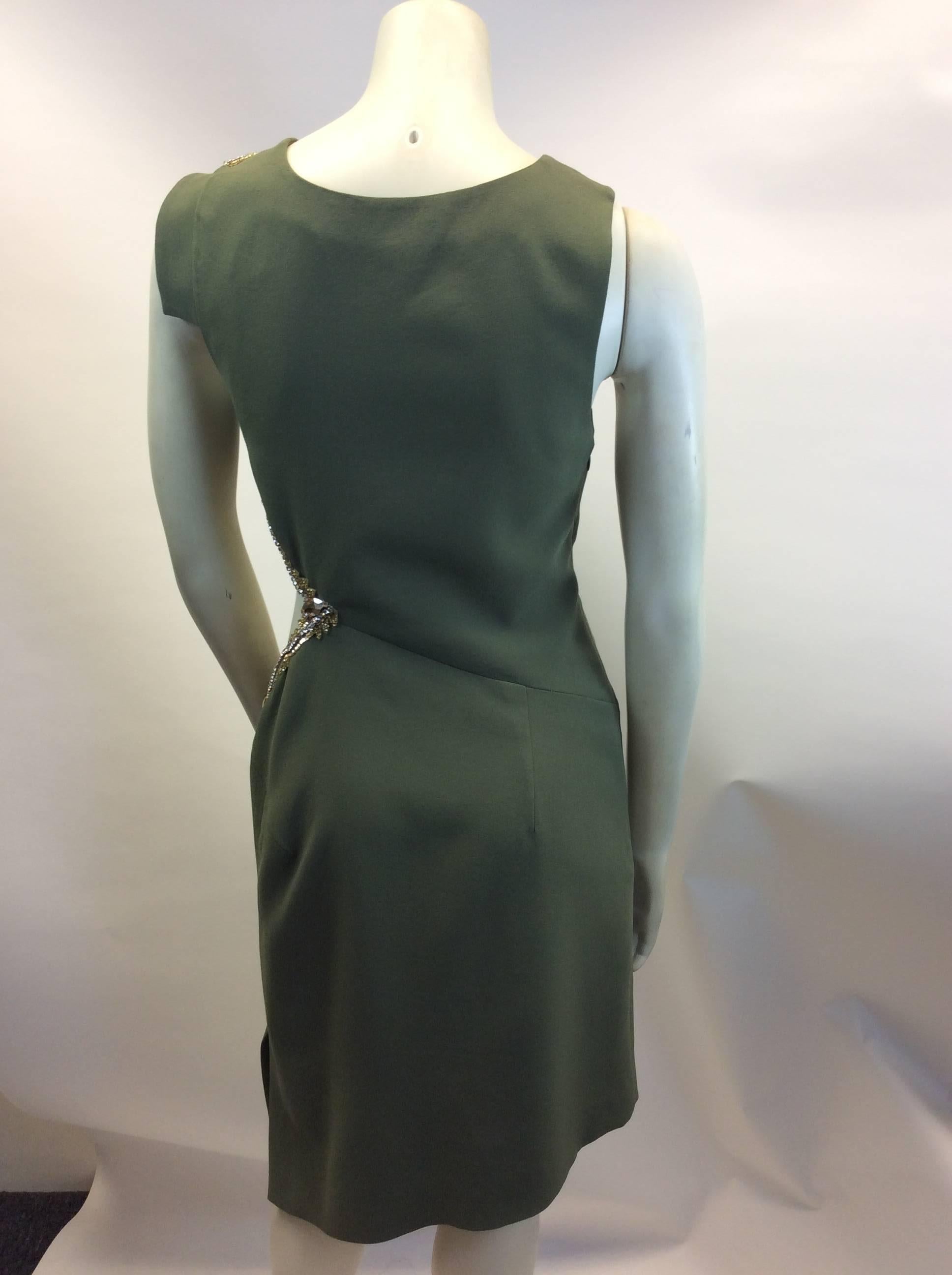Women's Max azria Olive Sequin Cut Out Dress For Sale