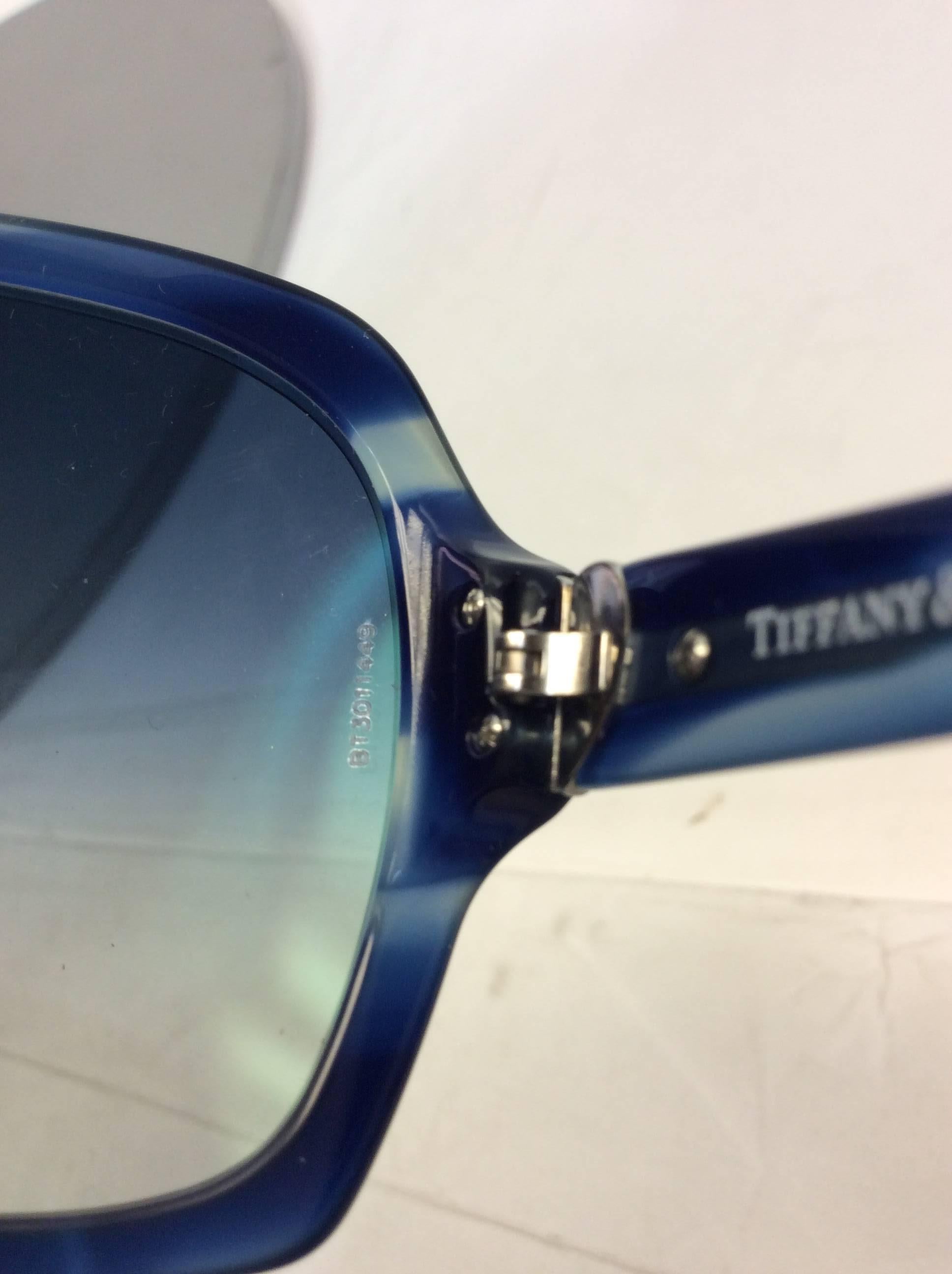 Women's Tiffany & Co Blue Tortoise Sunglasses