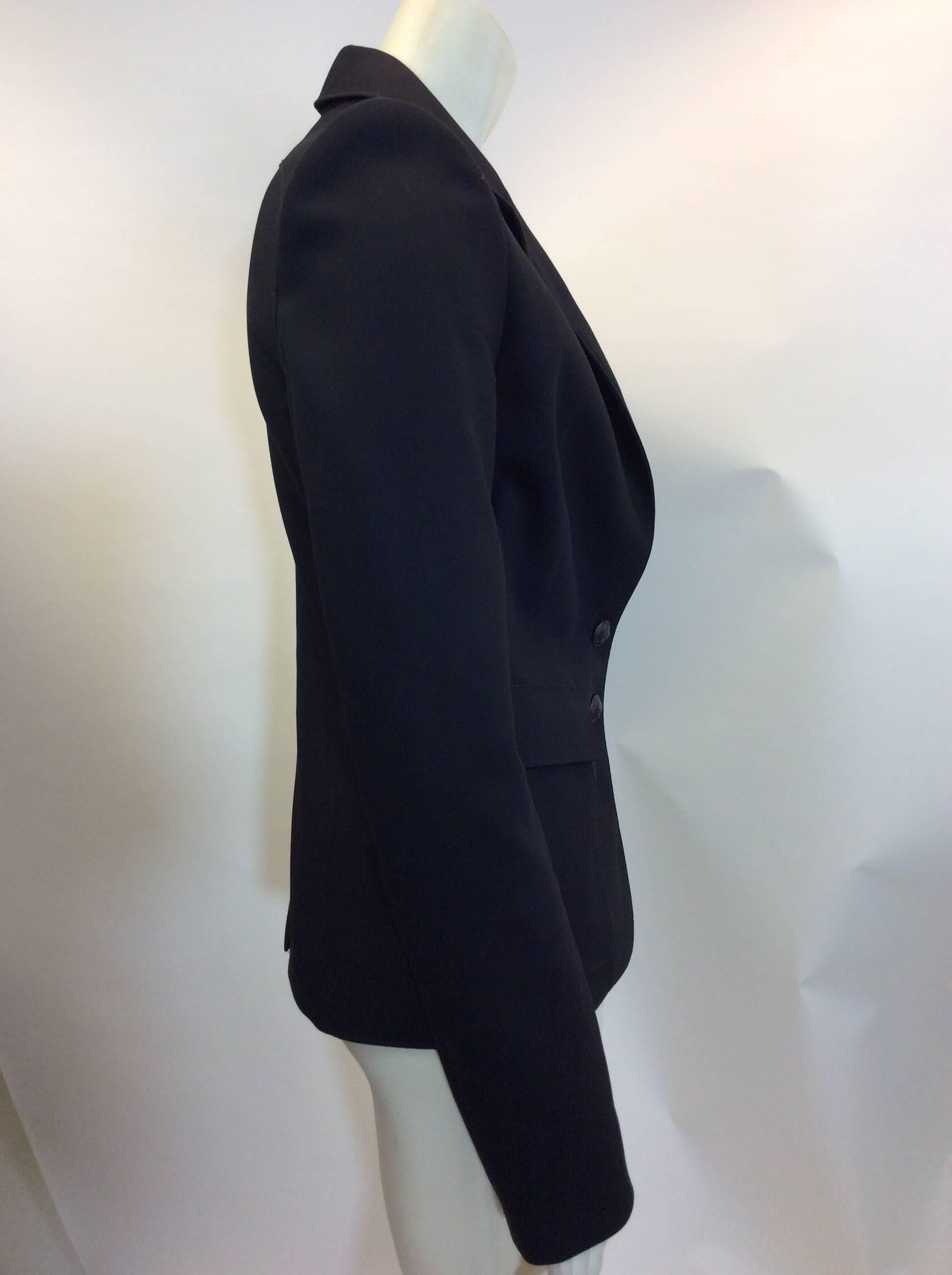 Balenciaga Black Blazer In Excellent Condition In Narberth, PA