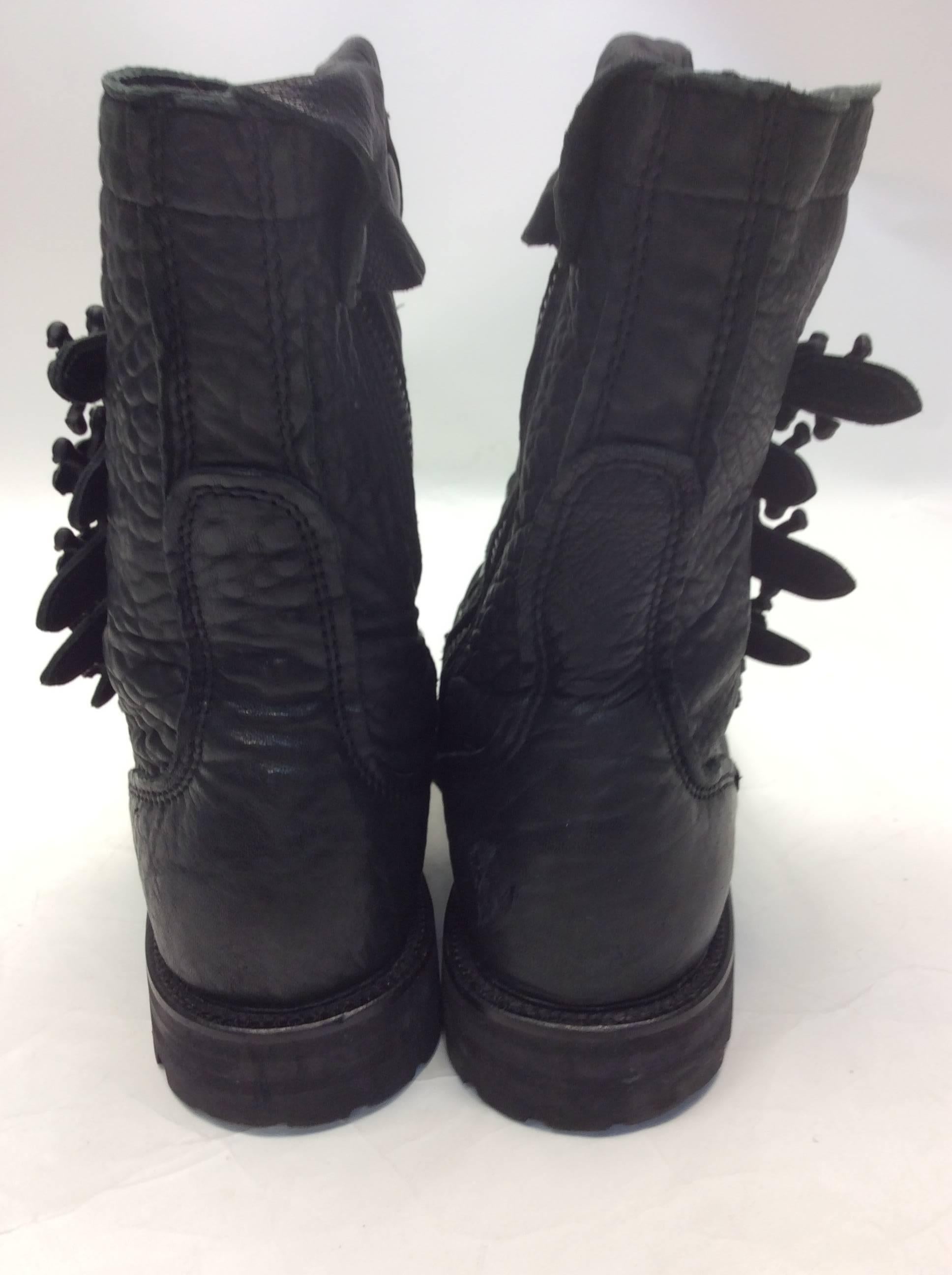 Black Alexander Wang Mens Combat Skull Boot For Sale