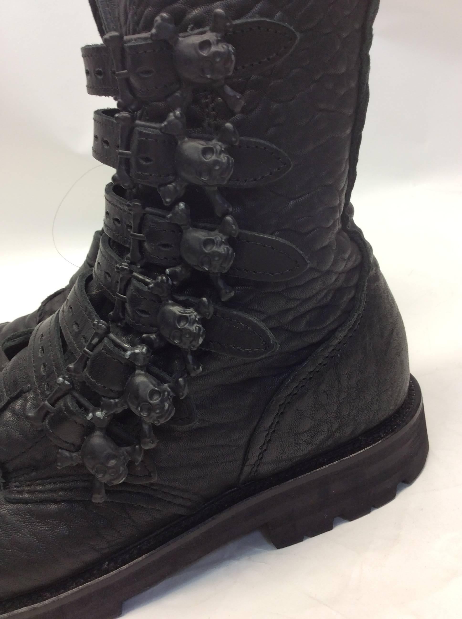 Alexander Wang Mens Combat Skull Boot For Sale 1